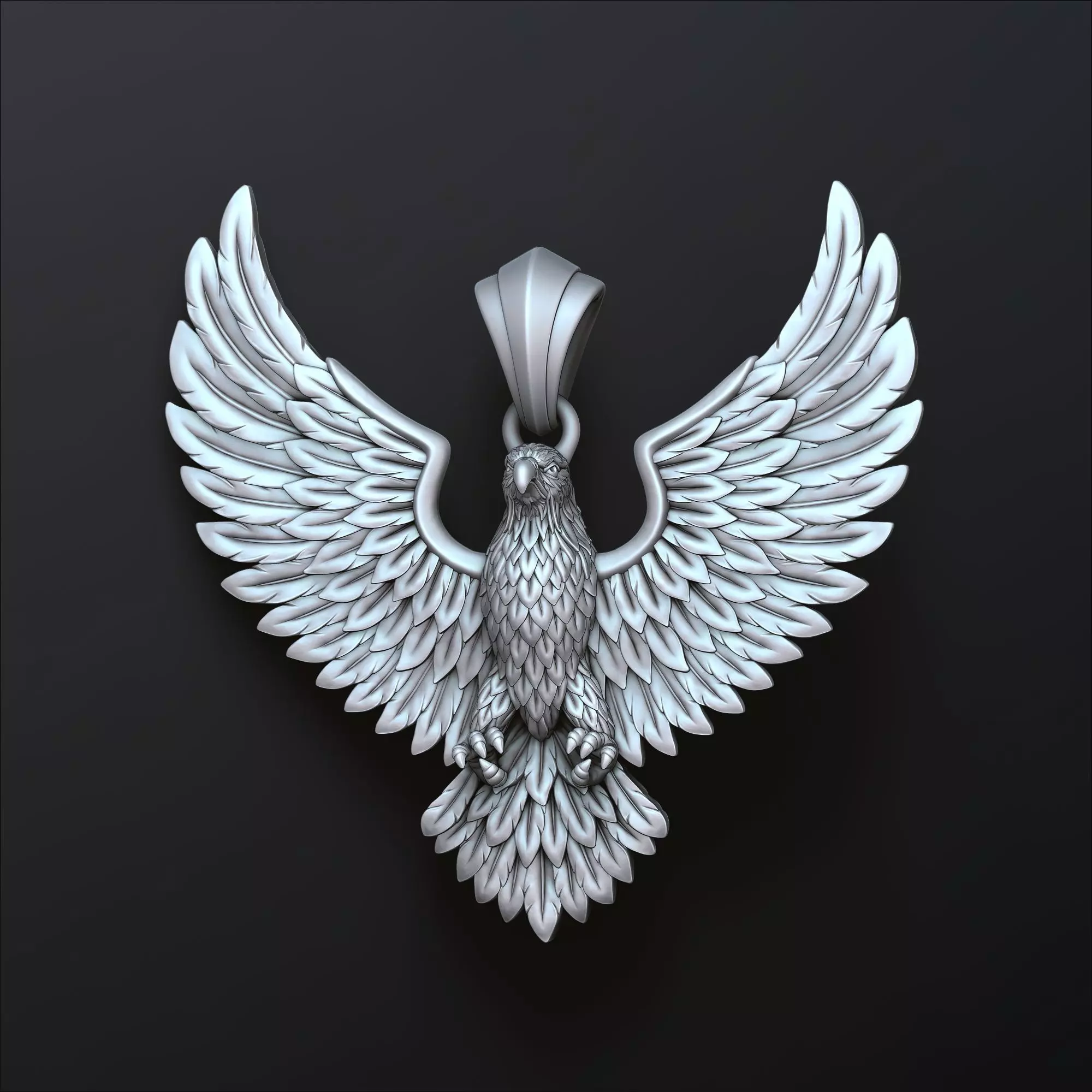 Eagle Pendant 3d v3 3D print model