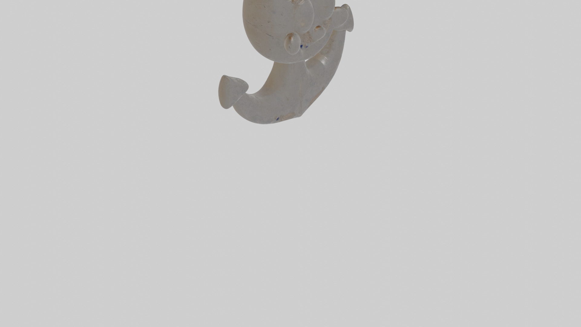 Cartoon Anchor Low-poly 3D model_10