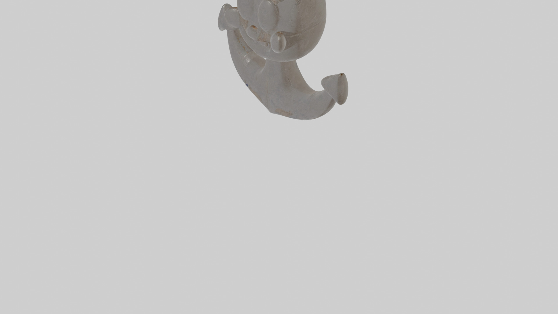 Cartoon Anchor Low-poly 3D model_8