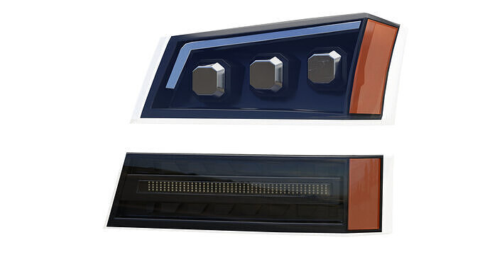 2003-2006 Chevy Silverado Cateye Headlights 3D model