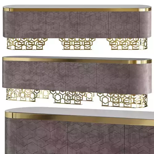 VICKY LOW CABINET BY GIUSEPPE IASPARRA Low-poly 3D model