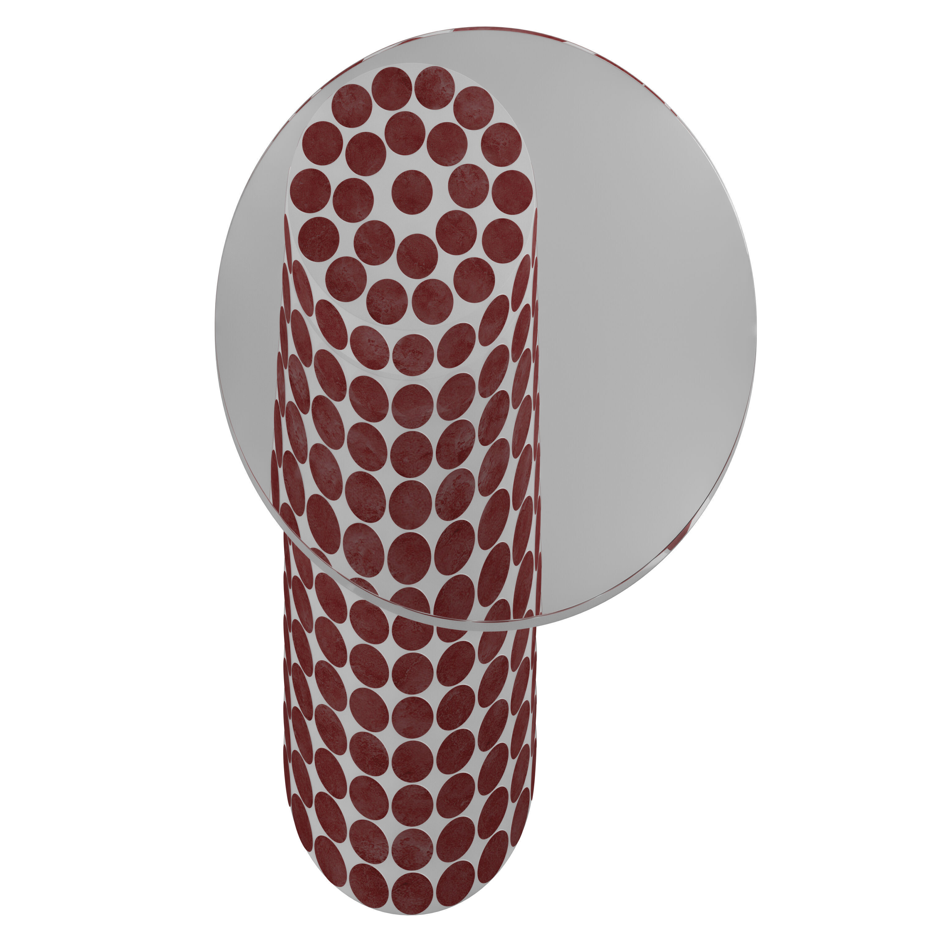 MT Round tile table 3D model_2