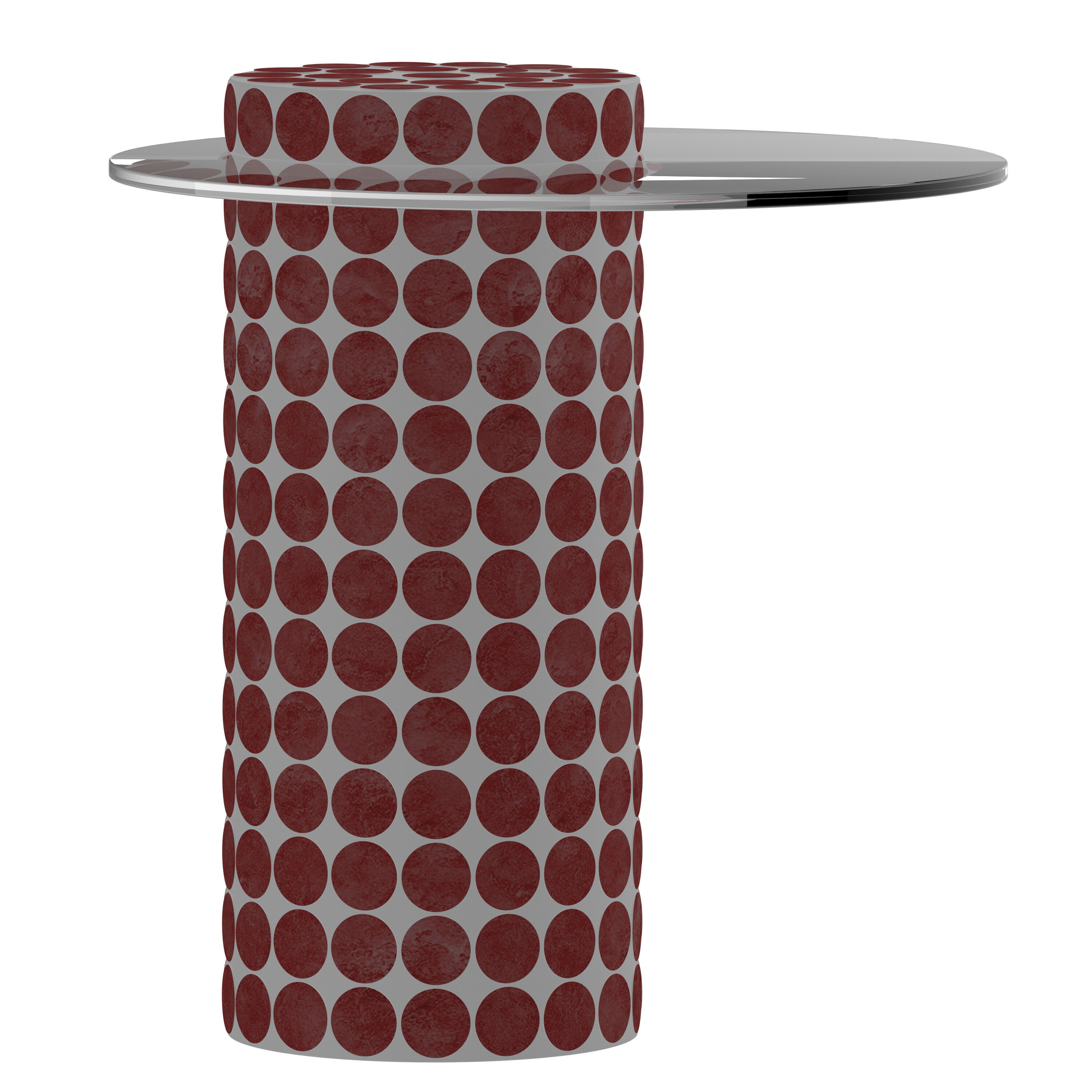 MT Round tile table 3D model_1