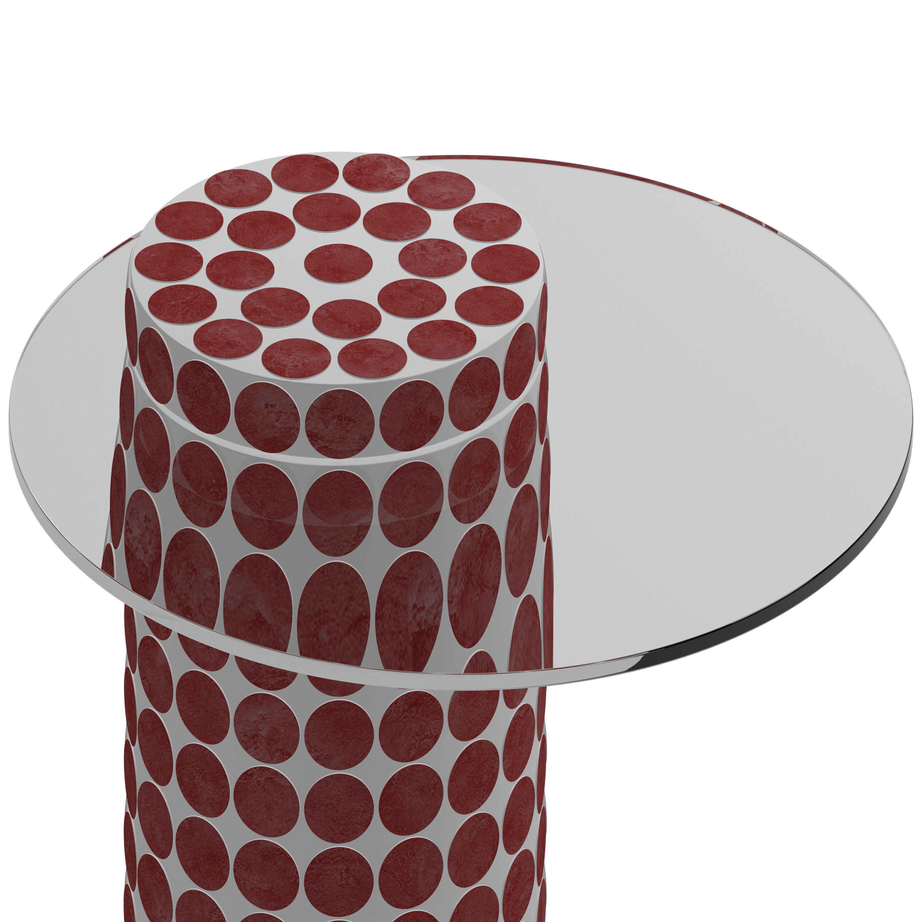 MT Round tile table 3D model_3