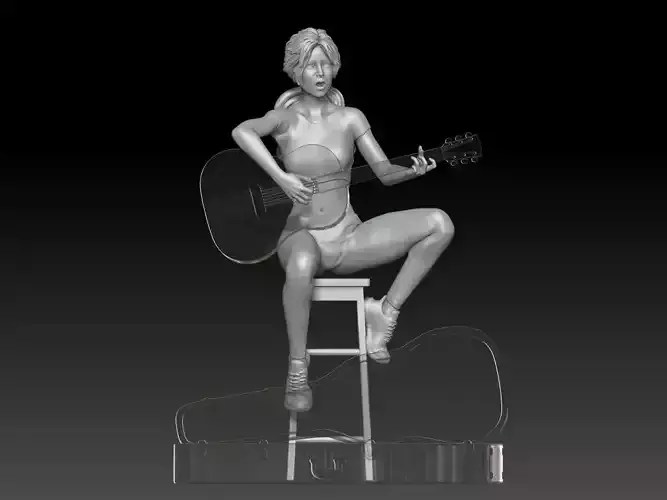 street musician girl 2