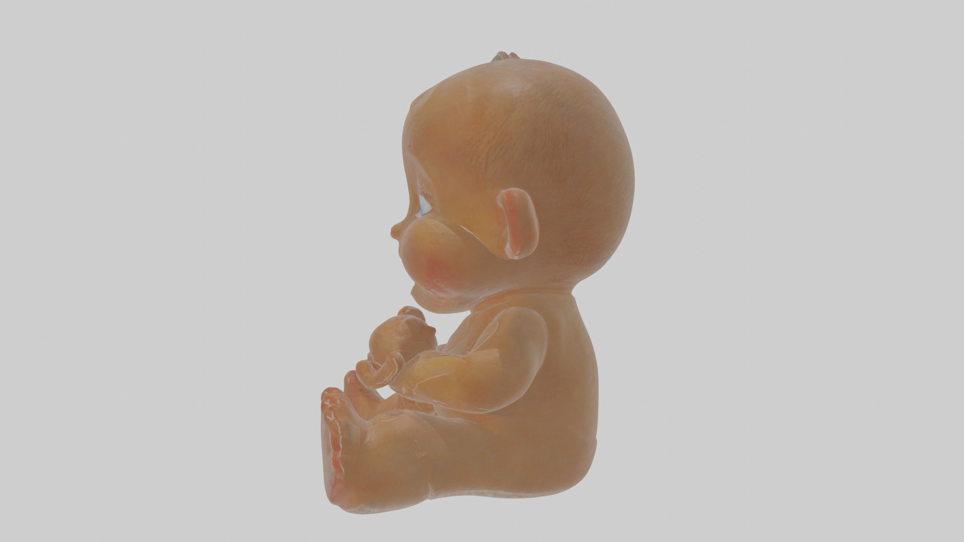 Cartoon Baby Low-poly 3D model_21