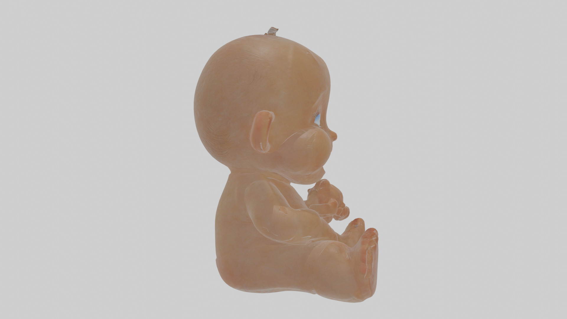 Cartoon Baby Low-poly 3D model_22