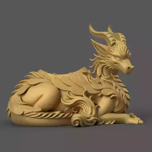 Magic Dragon planter - urn - candy container - candle holder