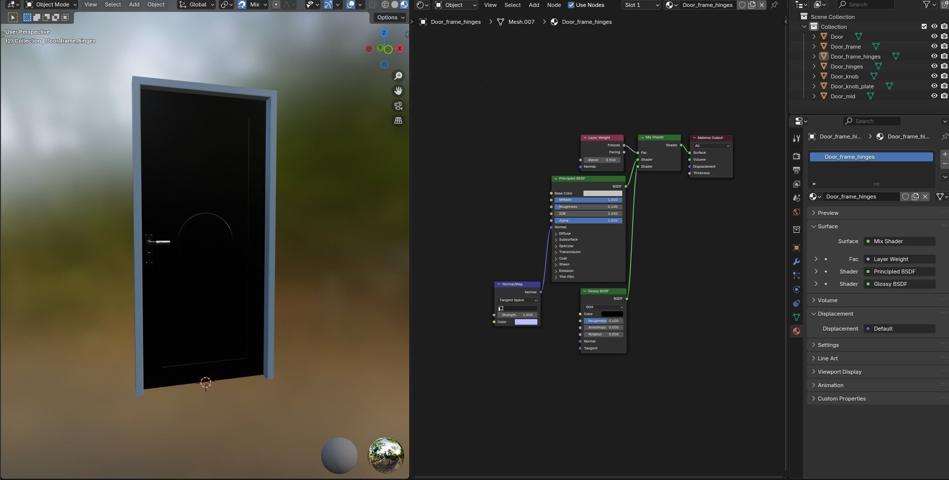 Door Design CG85 3D model_17