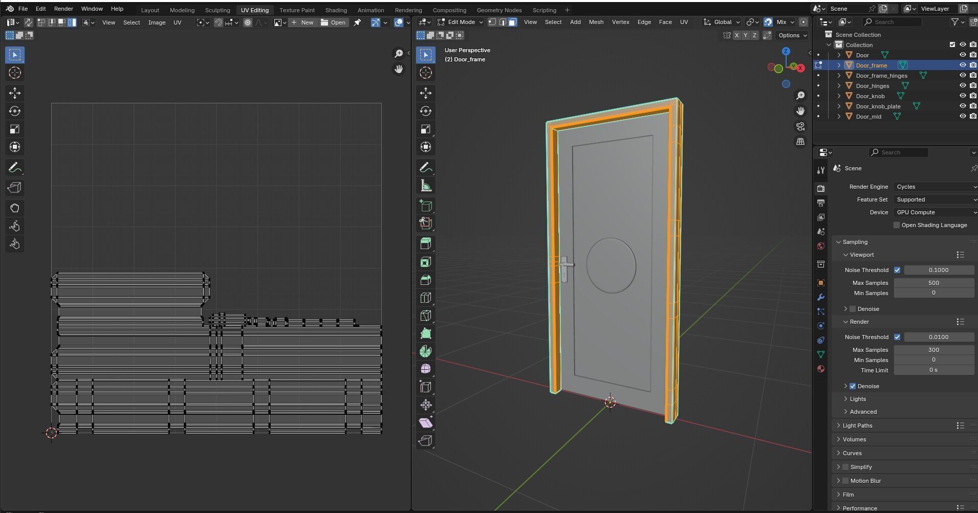 Door Design CG85 3D model_14