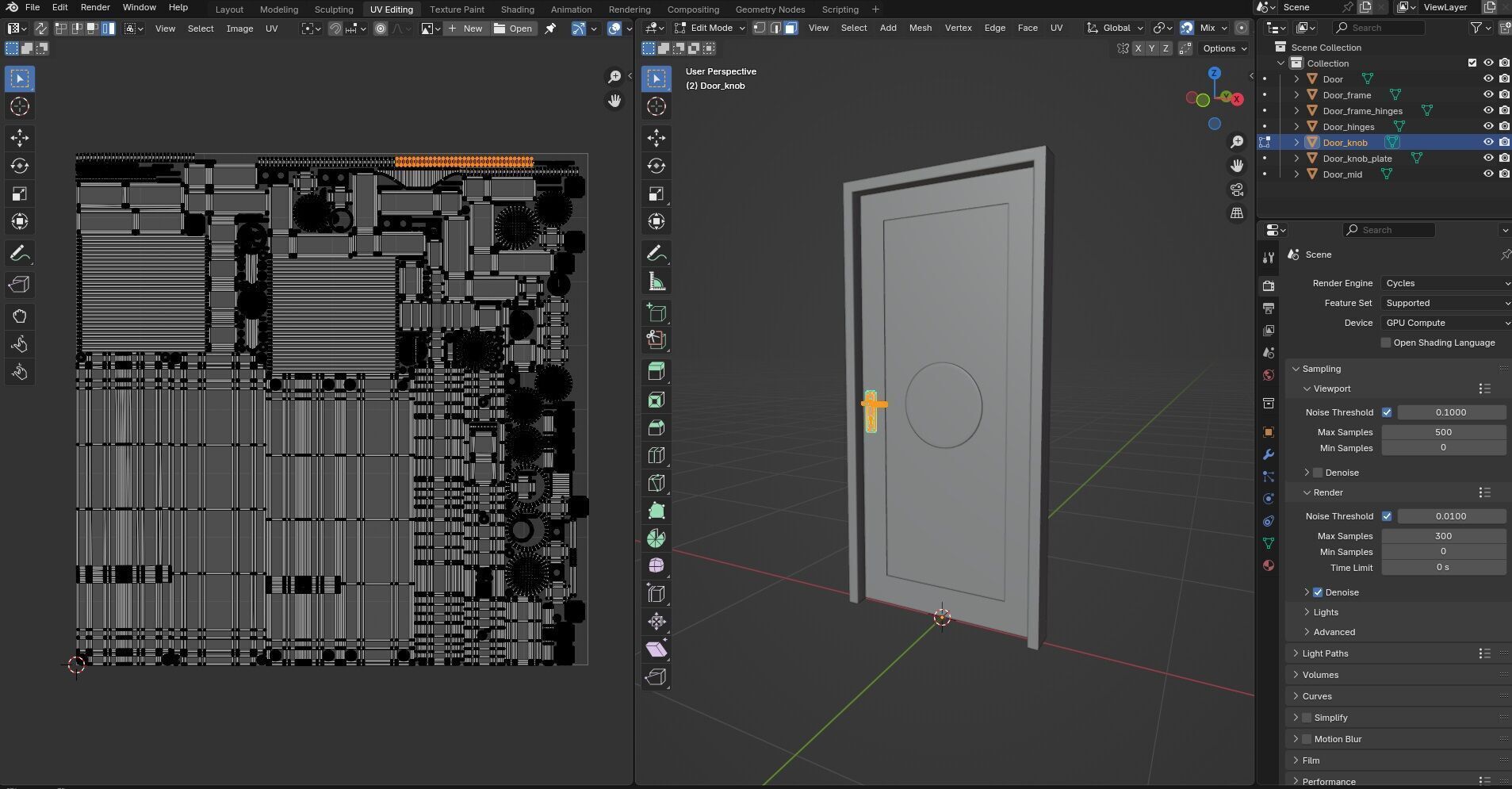 Door Design CG85 3D model_16