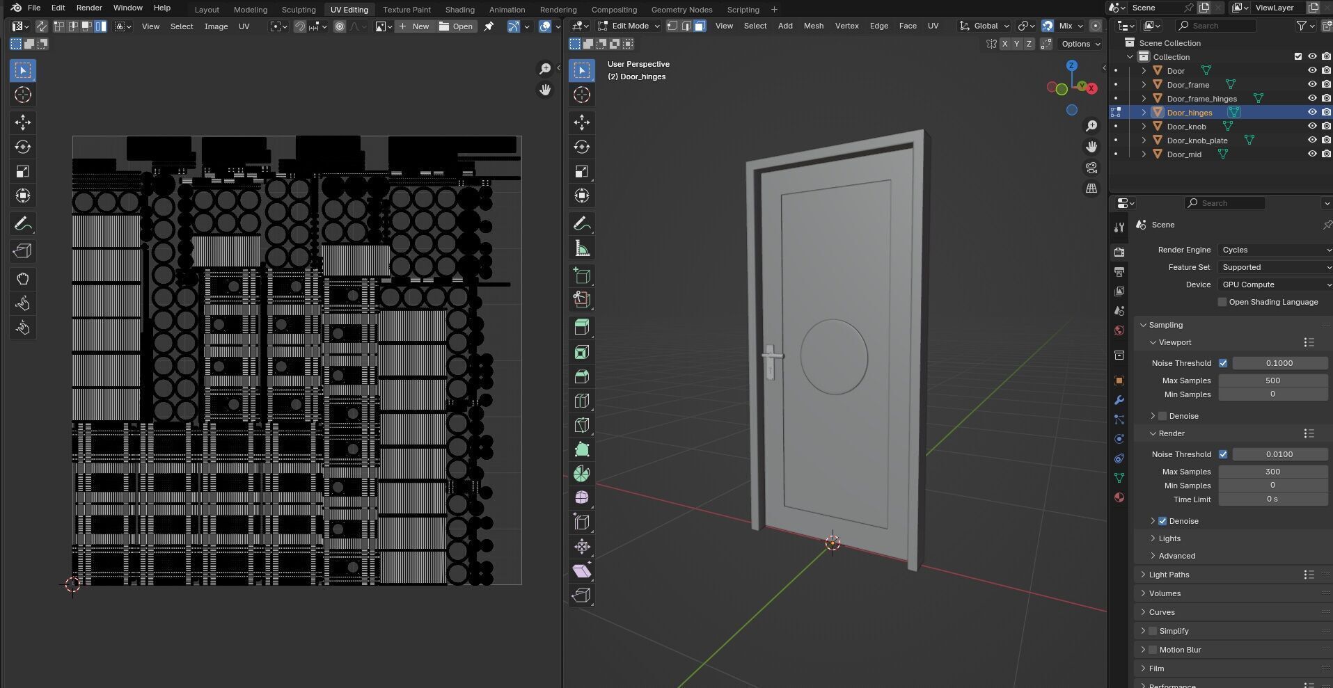 Door Design CG85 3D model_15