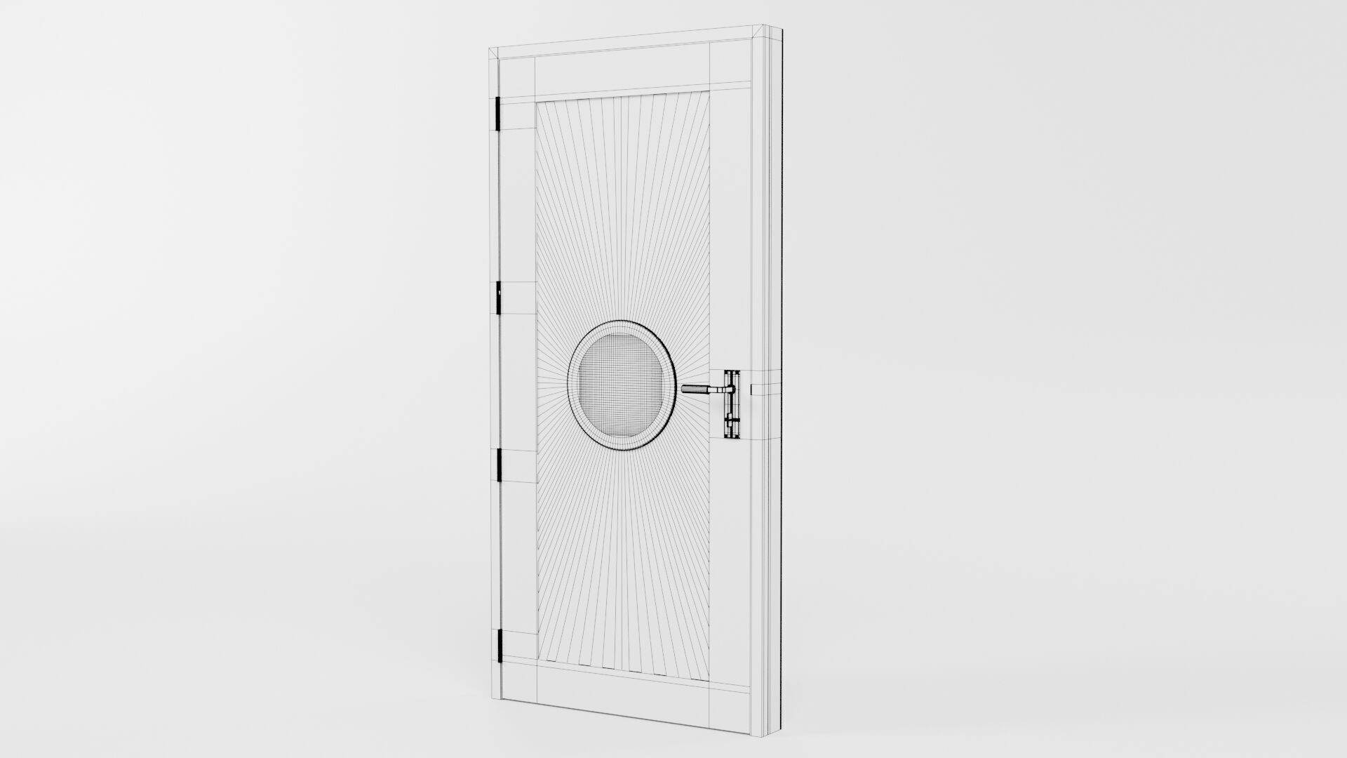 Door Design CG85 3D model_6