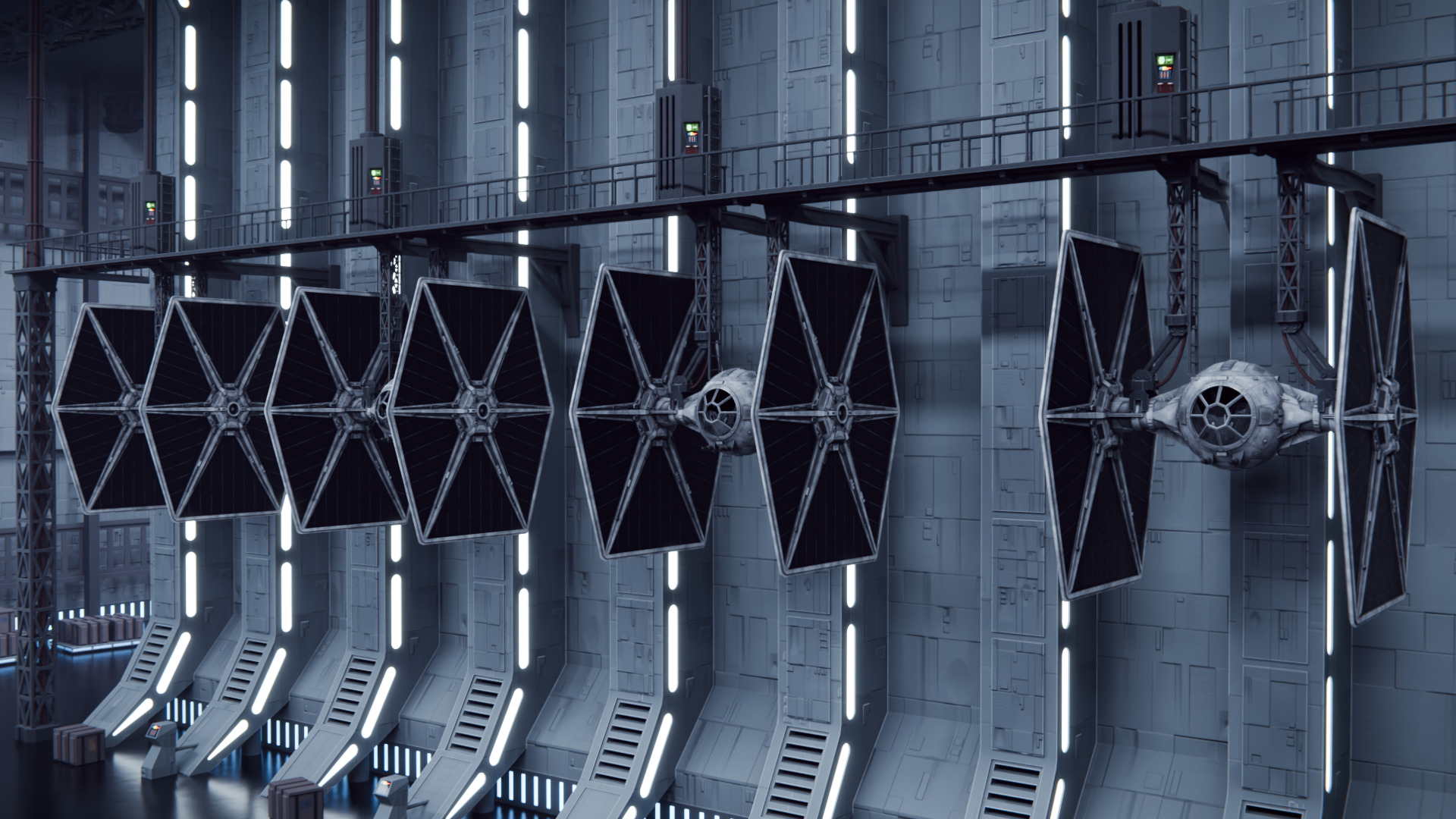 Star Wars Imperial Tie-Fighter 3D model_2