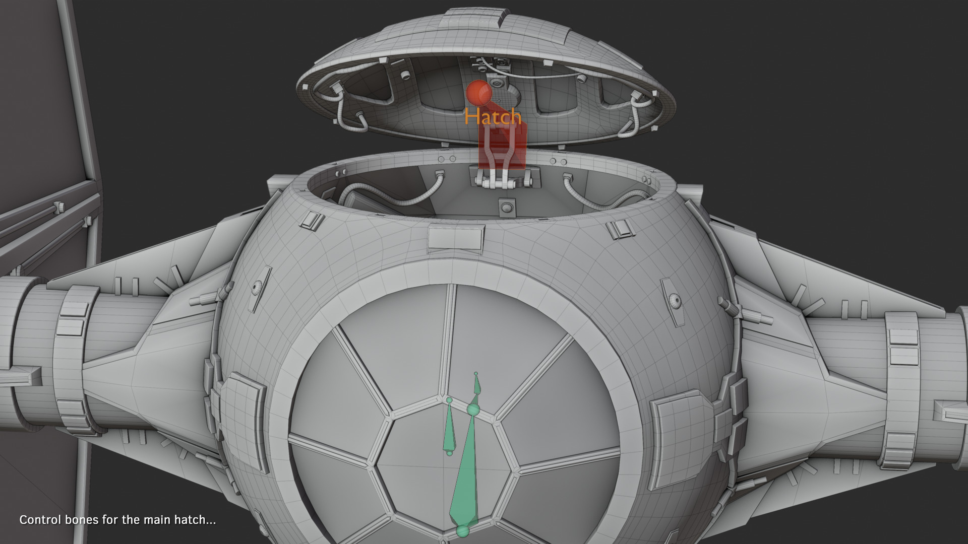 Star Wars Imperial Tie-Fighter 3D model_9