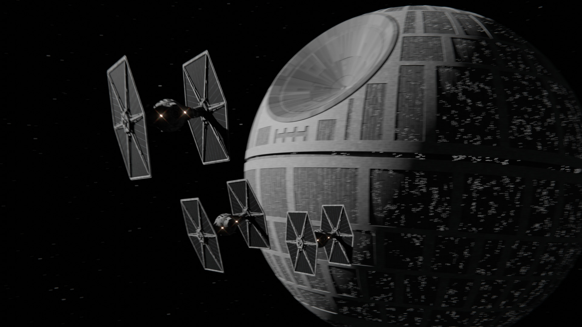 Star Wars Imperial Tie-Fighter 3D model_4