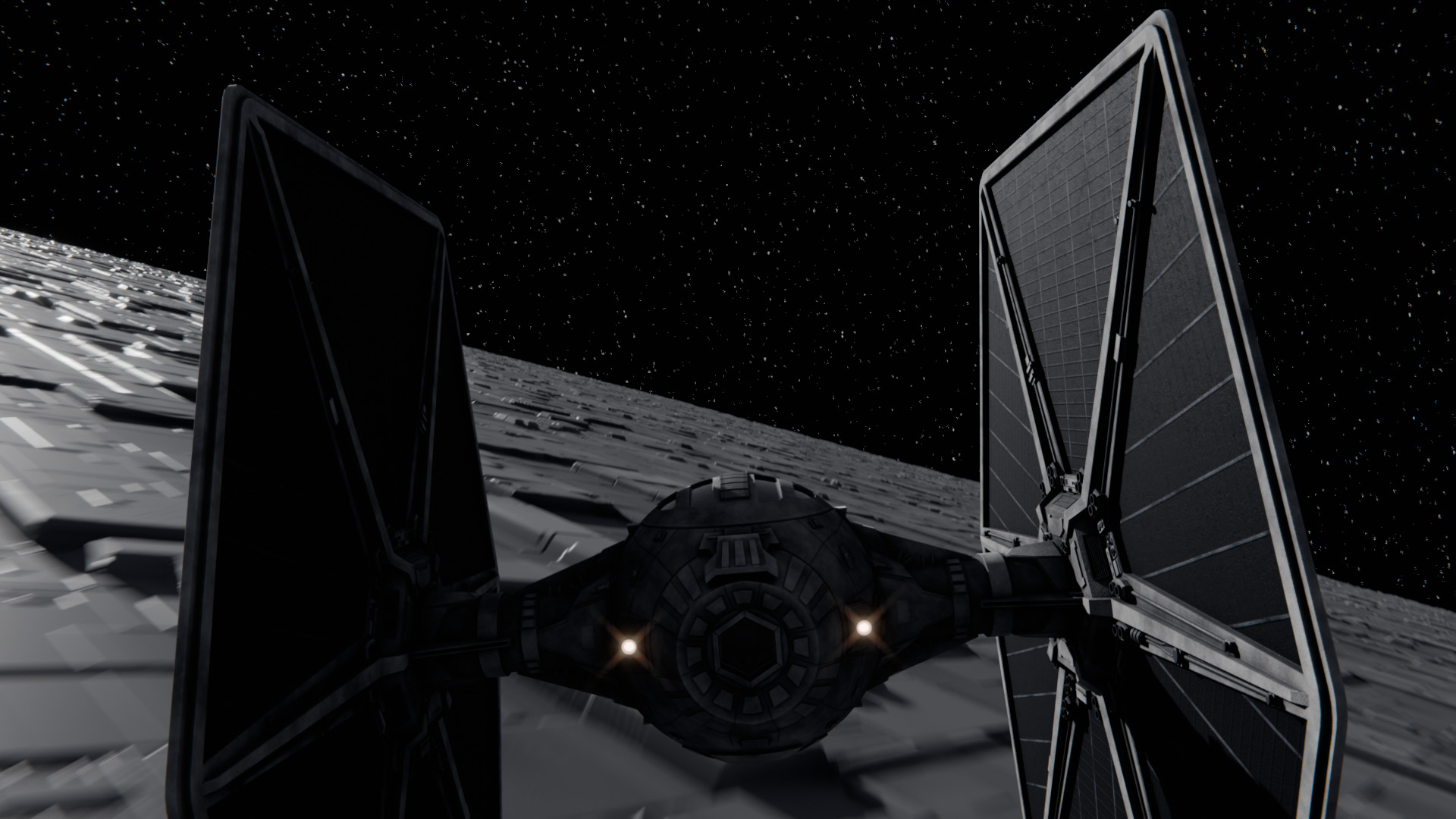 Star Wars Imperial Tie-Fighter 3D model_5
