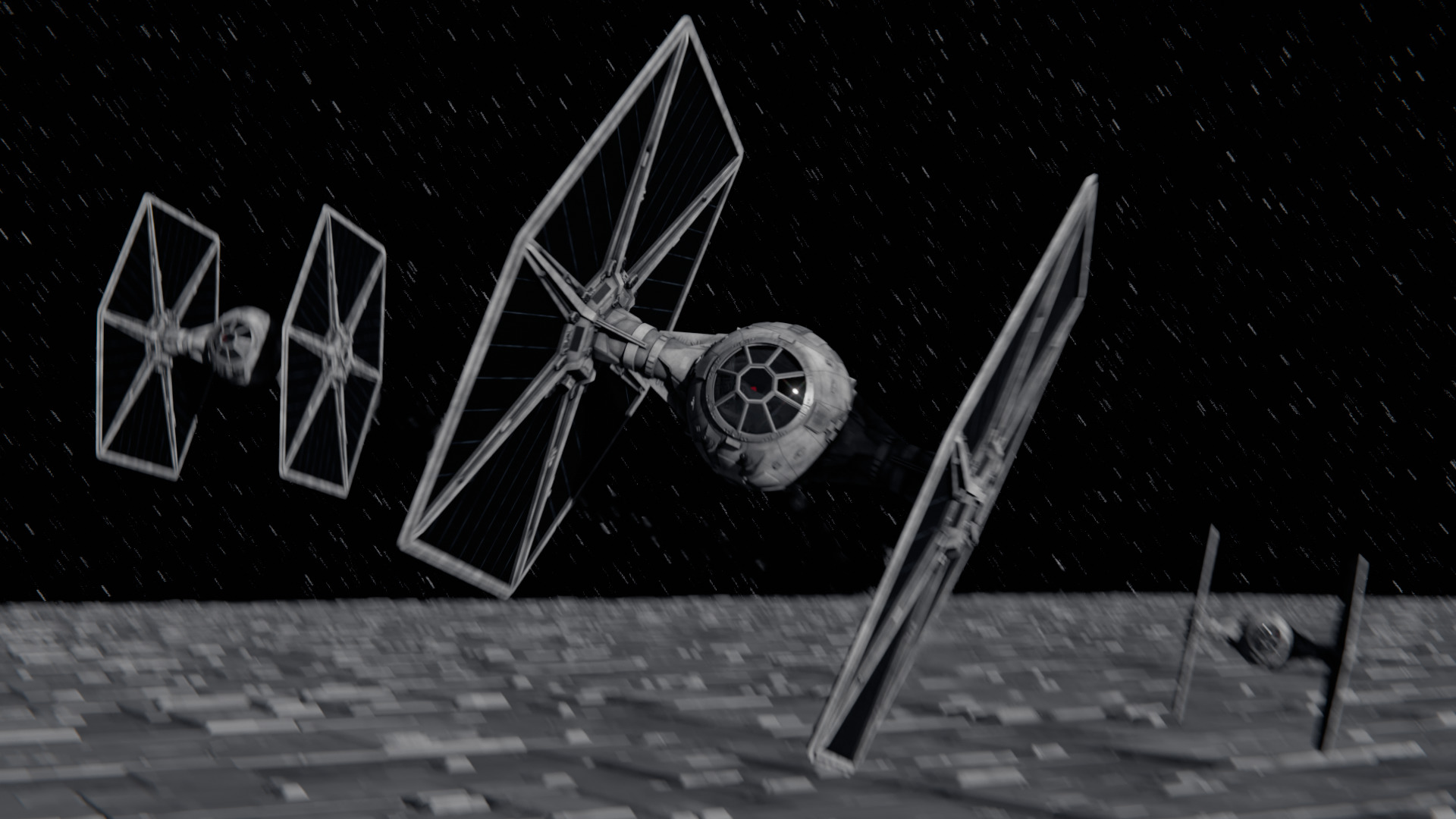 Star Wars Imperial Tie-Fighter 3D model_6