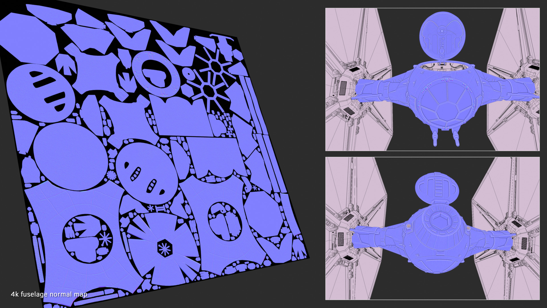 Star Wars Imperial Tie-Fighter 3D model_16