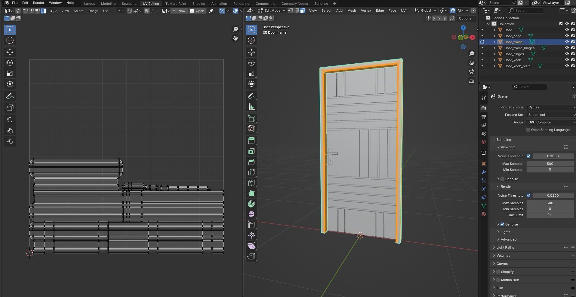 Door Design CG88 3D model_14