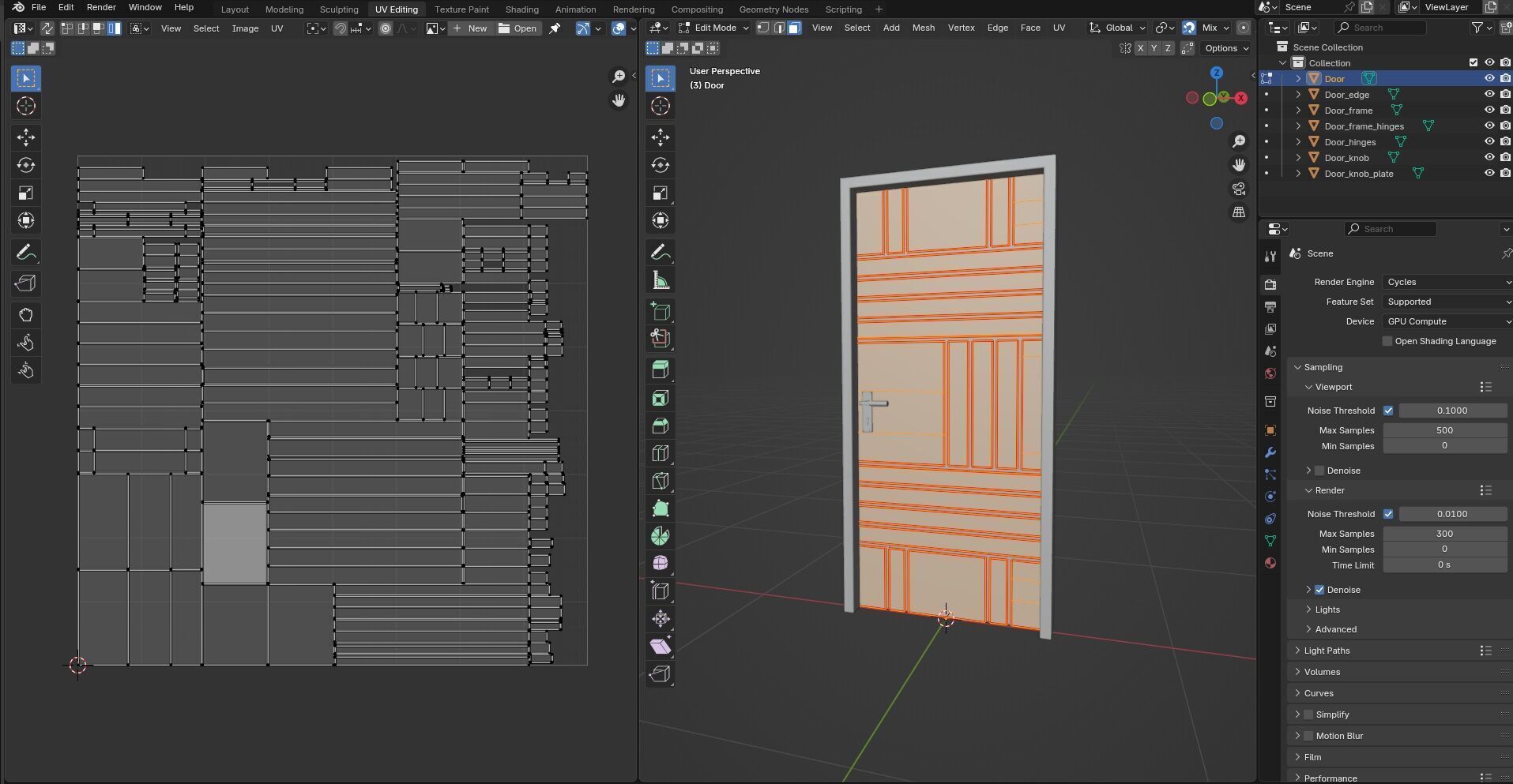 Door Design CG88 3D model_13