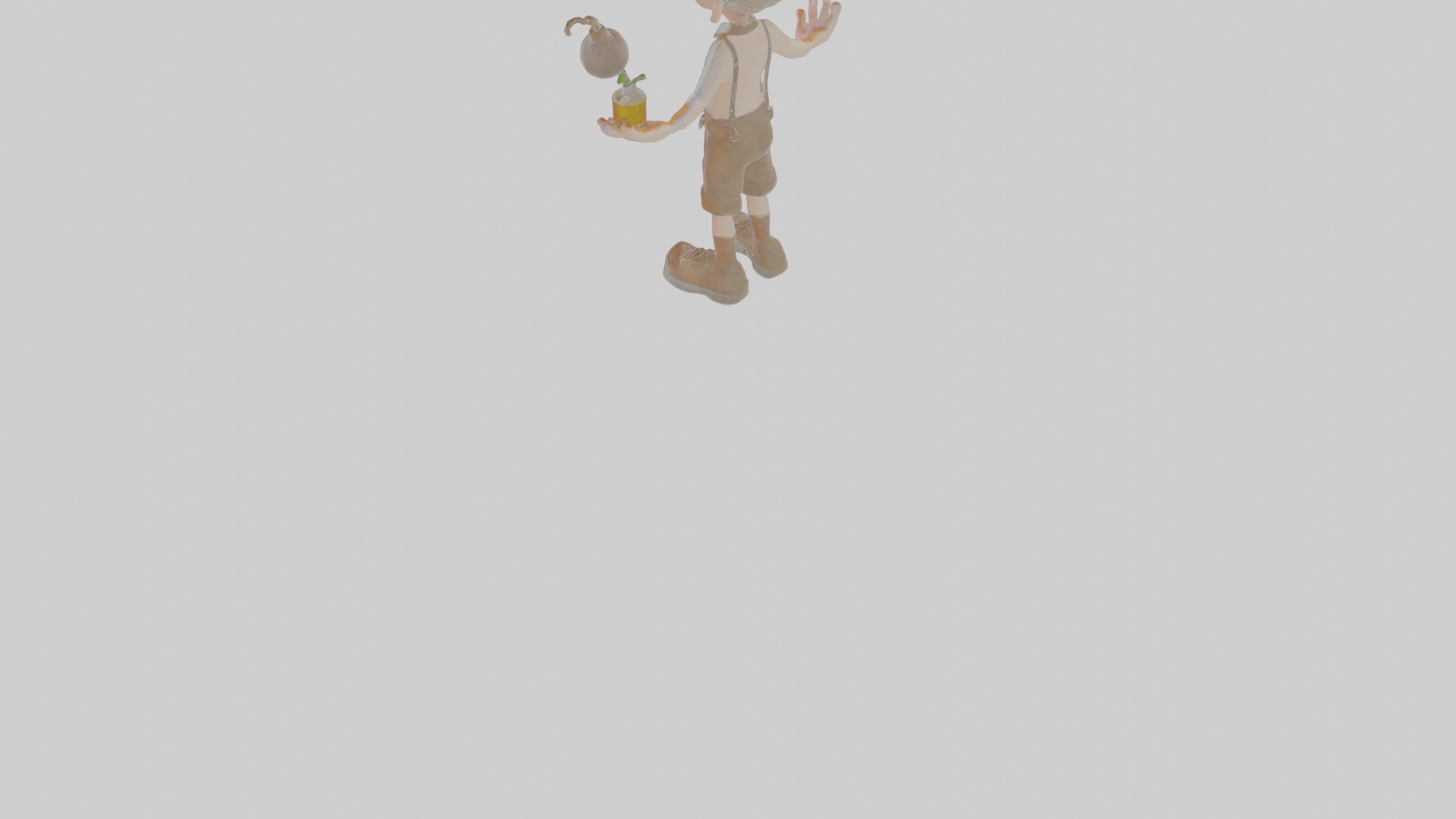 Cartoon Barnaby the Balancer of Bizarre Brews Model Low-poly 3D model_4