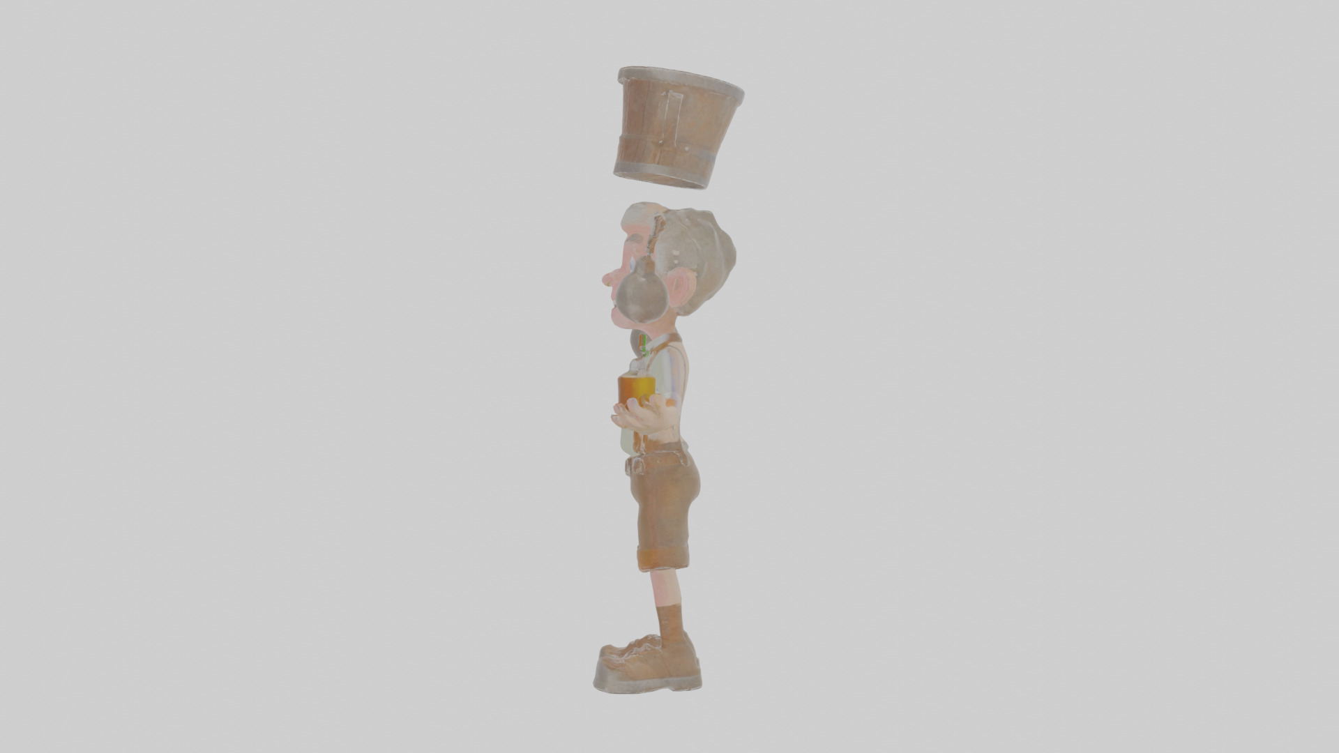 Cartoon Barnaby the Balancer of Bizarre Brews Model Low-poly 3D model_17