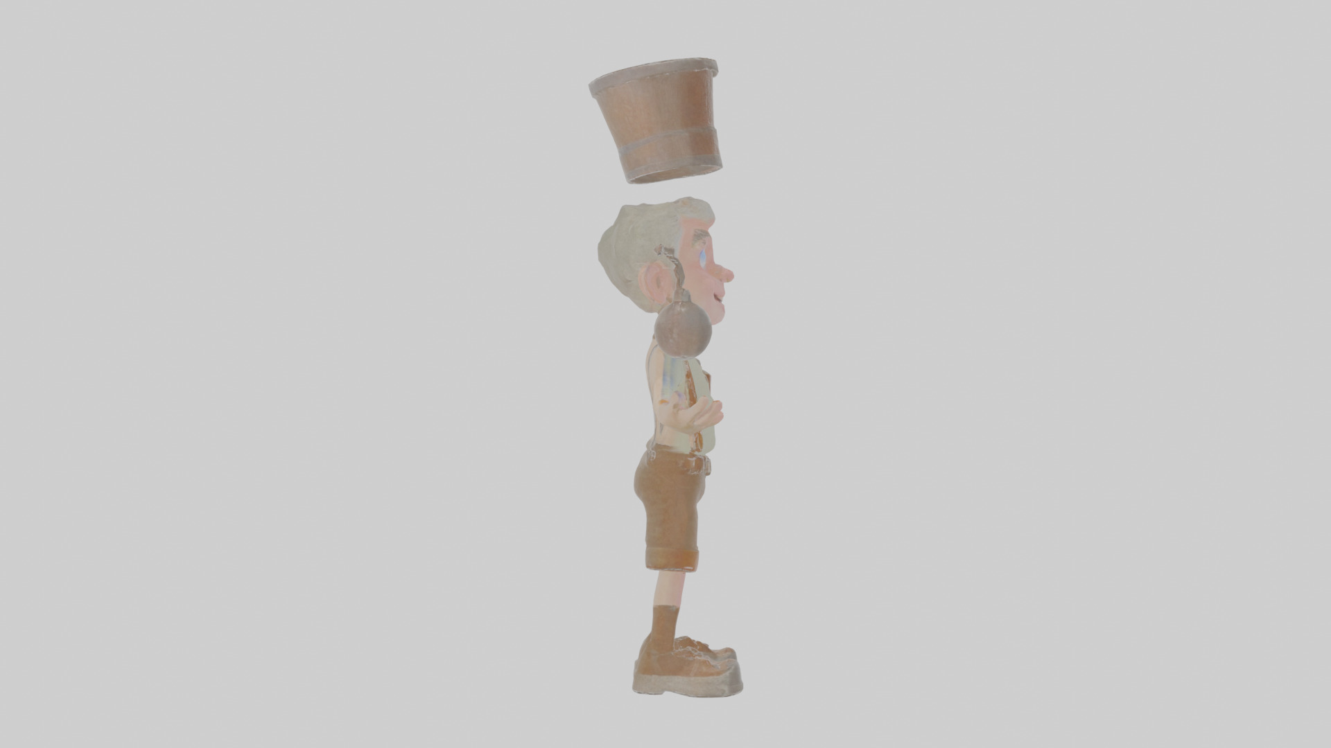 Cartoon Barnaby the Balancer of Bizarre Brews Model Low-poly 3D model_19