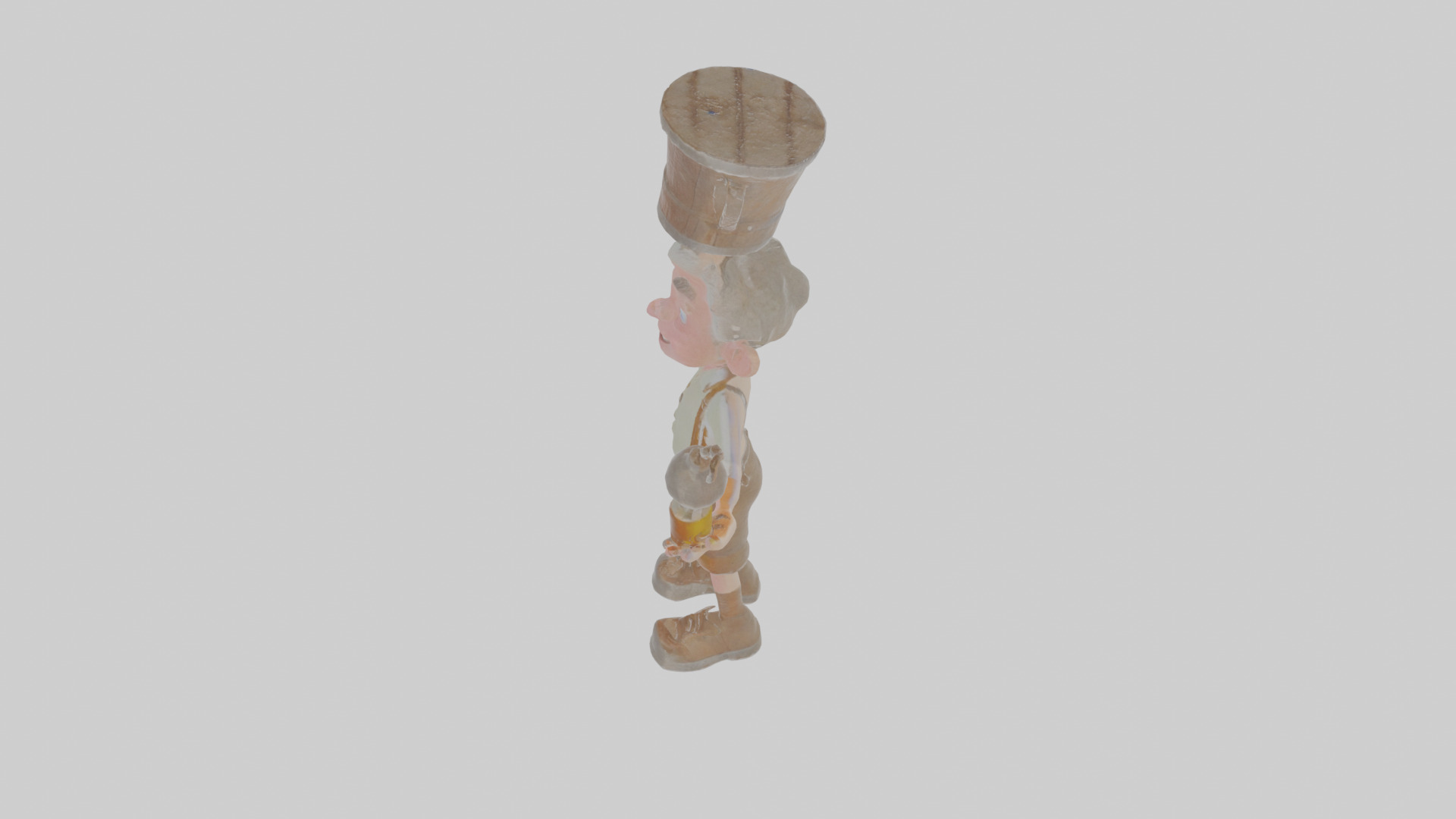 Cartoon Barnaby the Balancer of Bizarre Brews Model Low-poly 3D model_25