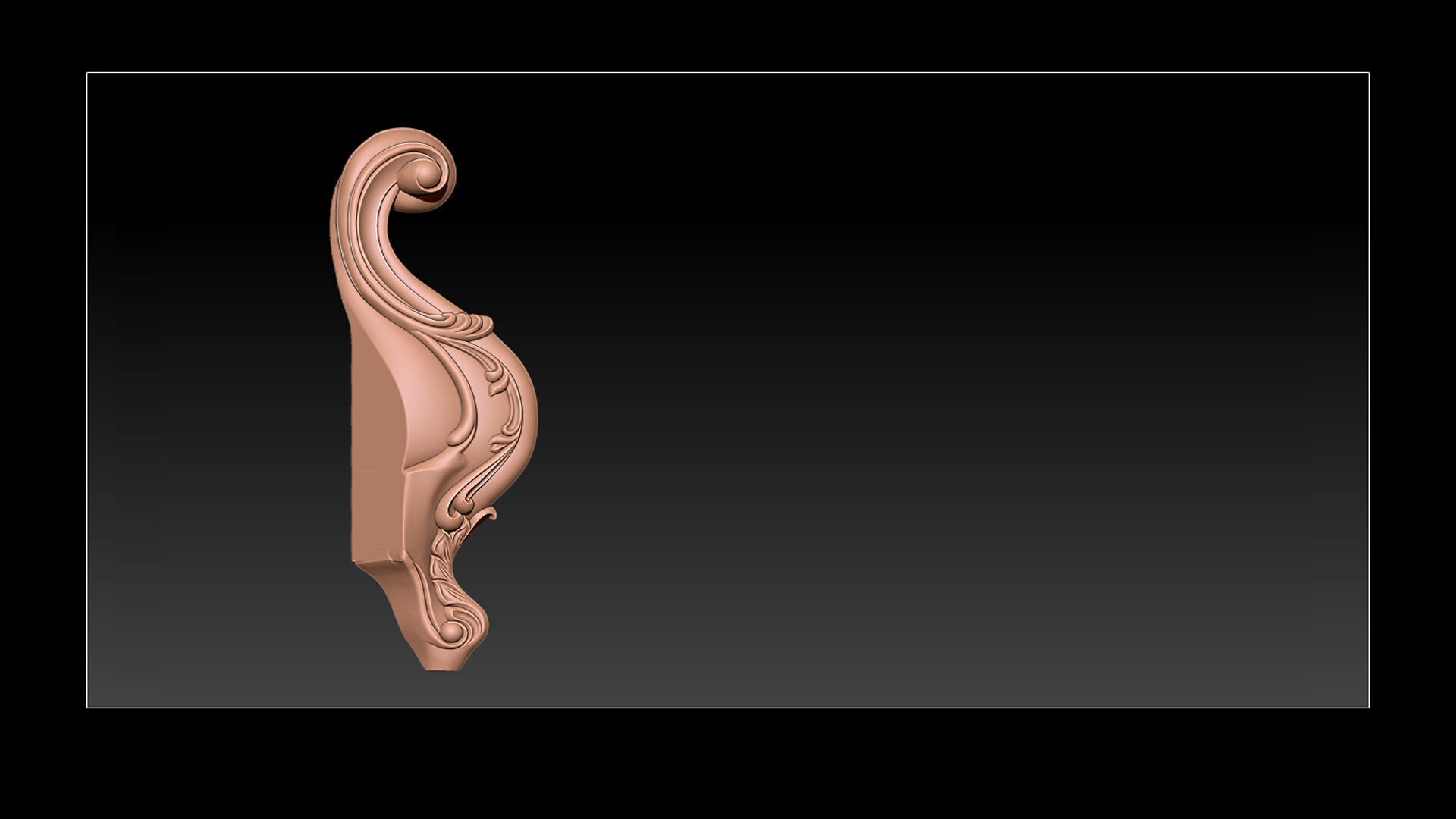 Classic Table and Chair Leg Model Kit - 076 3D print model_5