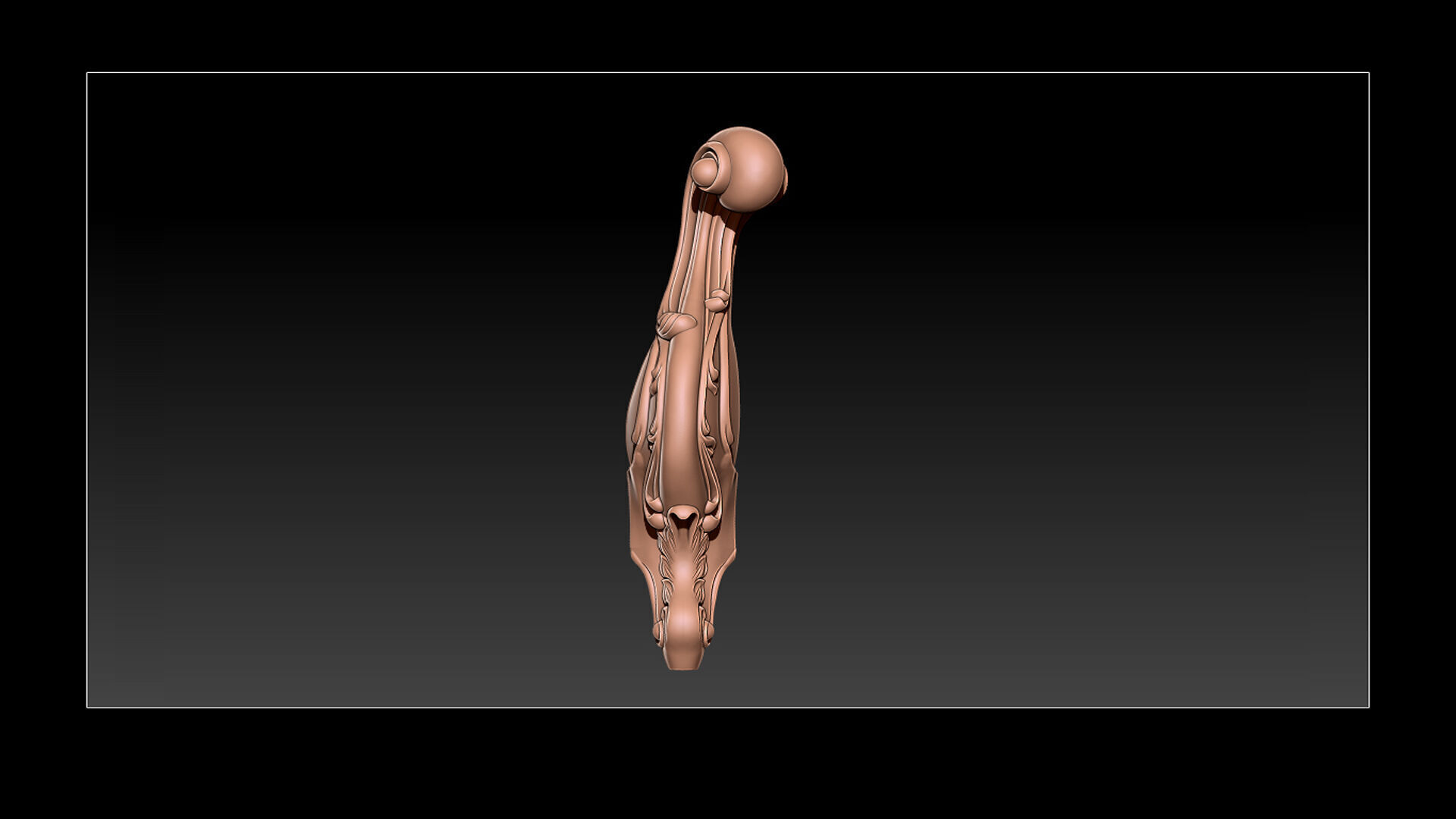 Classic Table and Chair Leg Model Kit - 076 3D print model_14