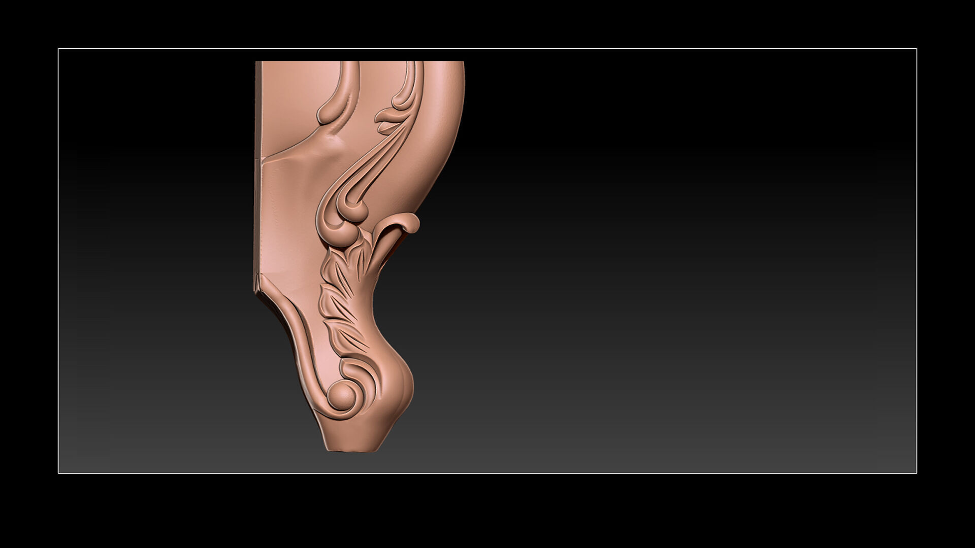 Classic Table and Chair Leg Model Kit - 076 3D print model_12