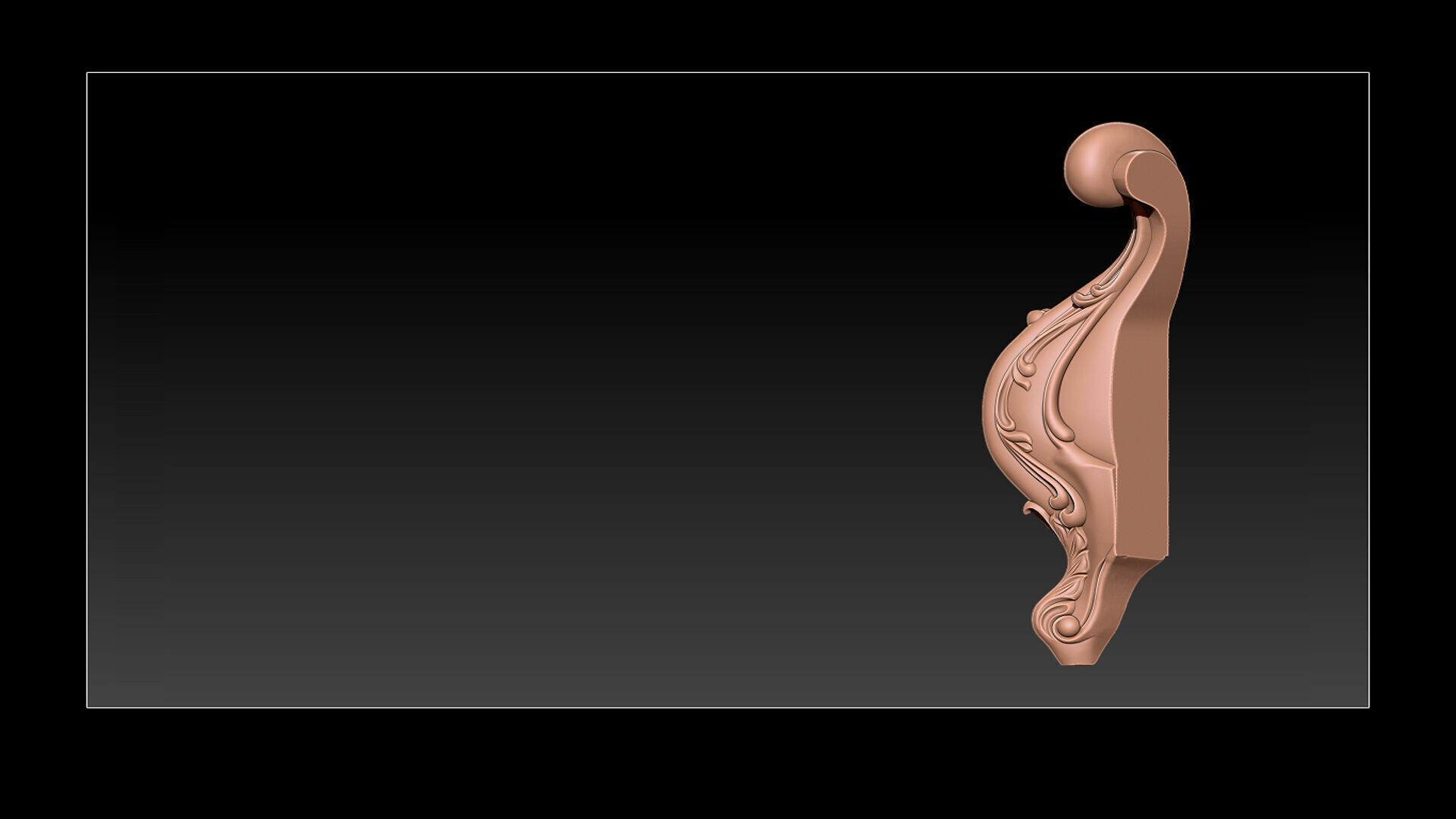 Classic Table and Chair Leg Model Kit - 076 3D print model_20