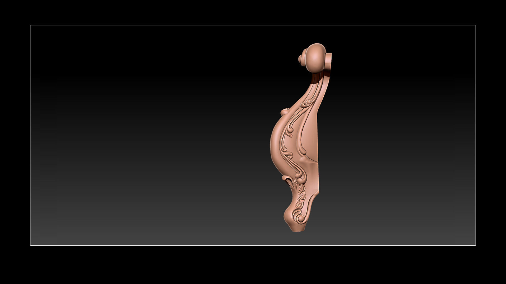 Classic Table and Chair Leg Model Kit - 076 3D print model_13