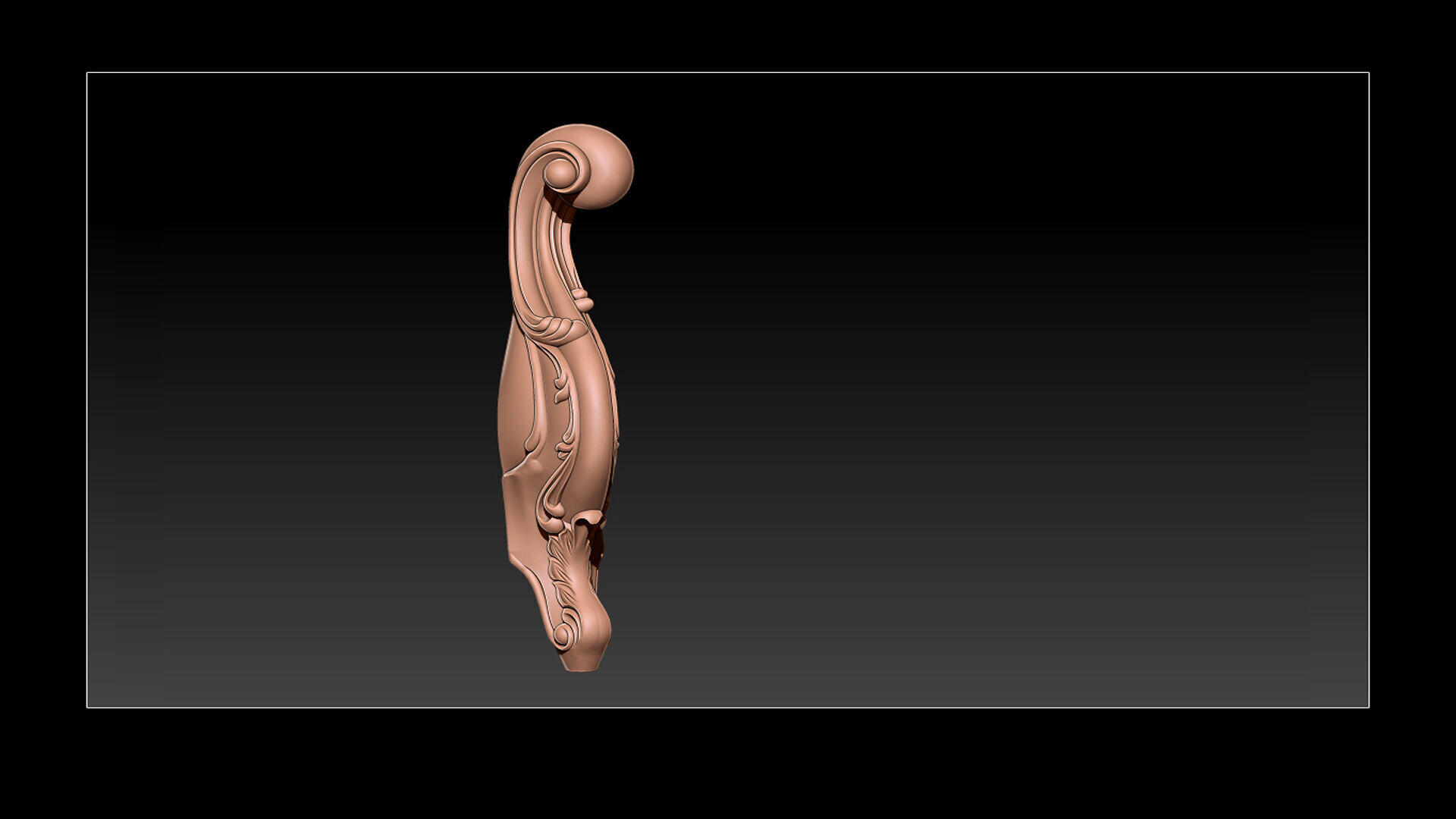 Classic Table and Chair Leg Model Kit - 076 3D print model_9