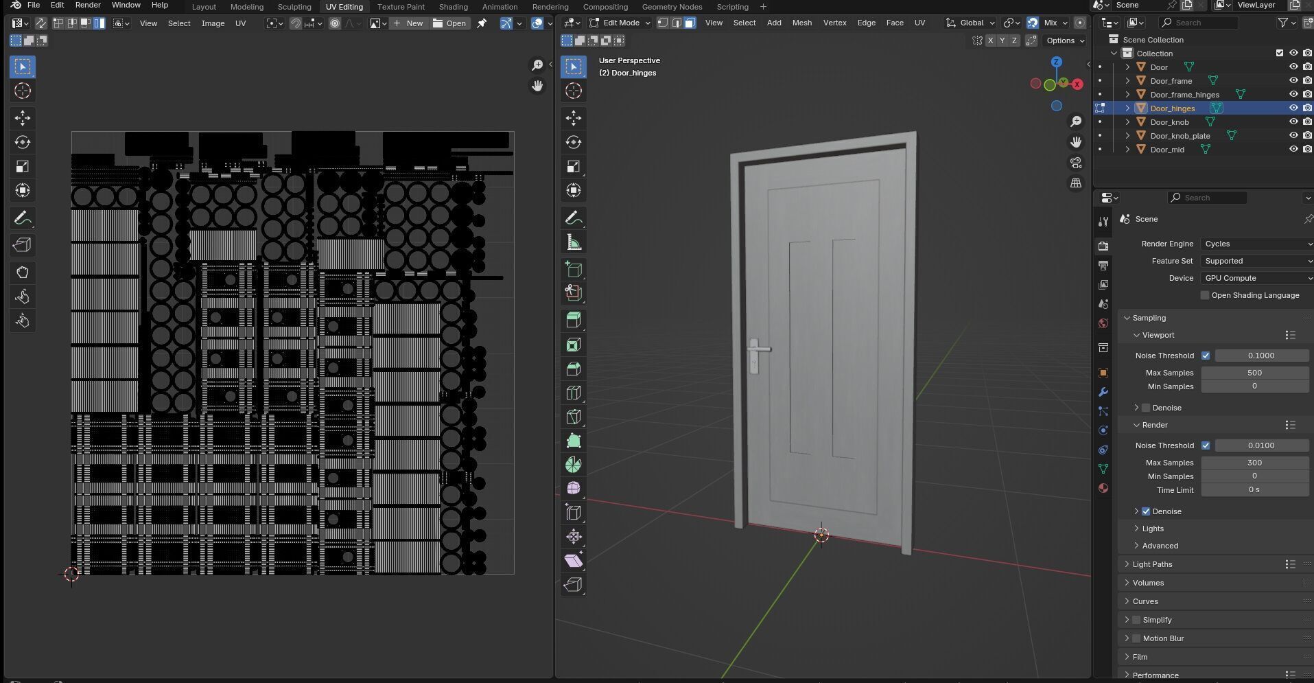 Door Design CG92 3D model_15