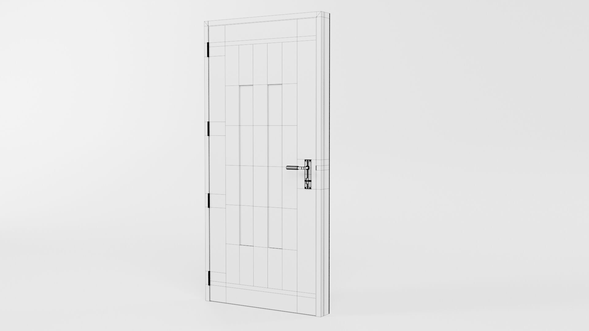 Door Design CG92 3D model_6