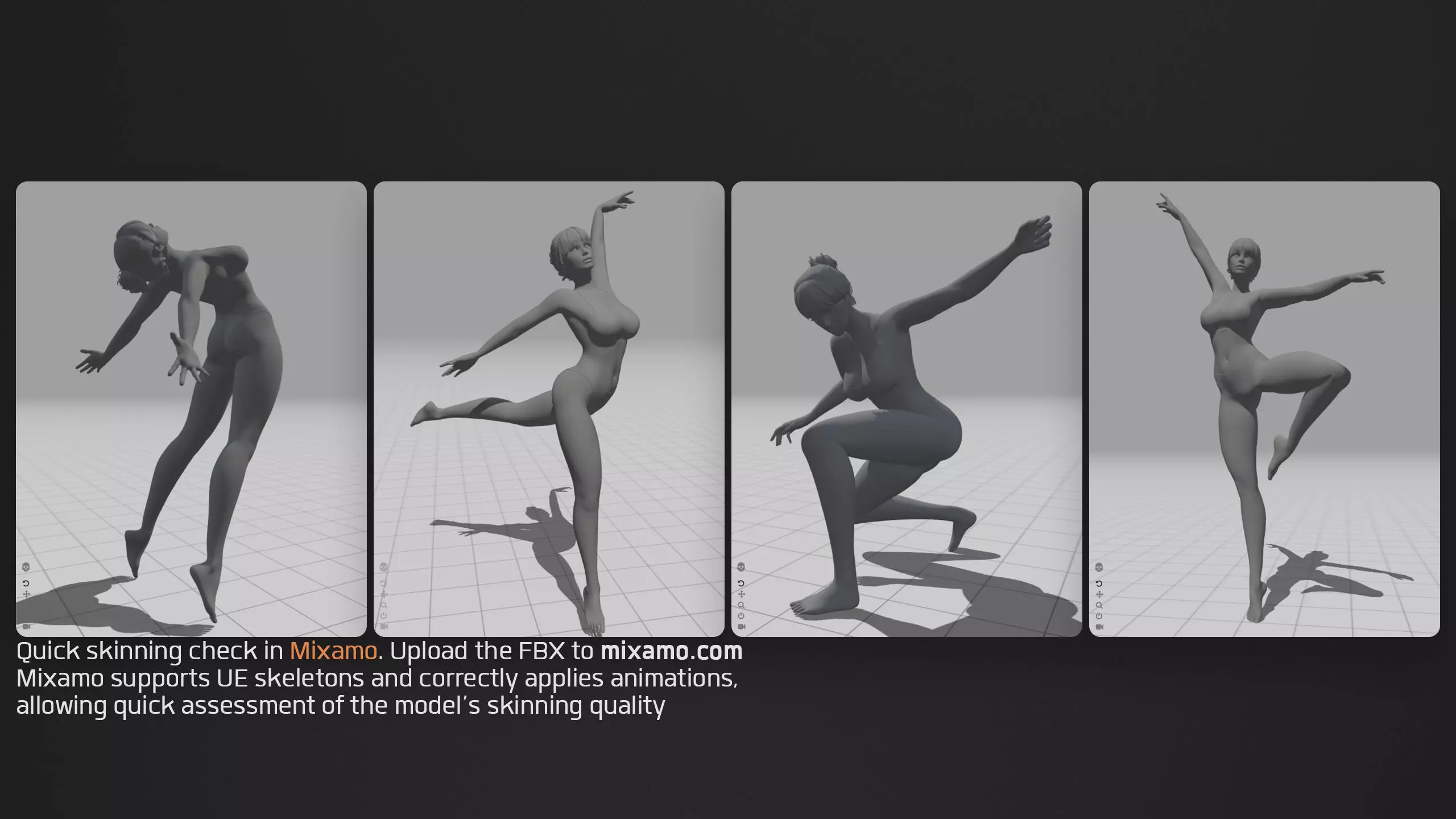 Advanced High Poly Female Basemesh - Body 03 3D model_25