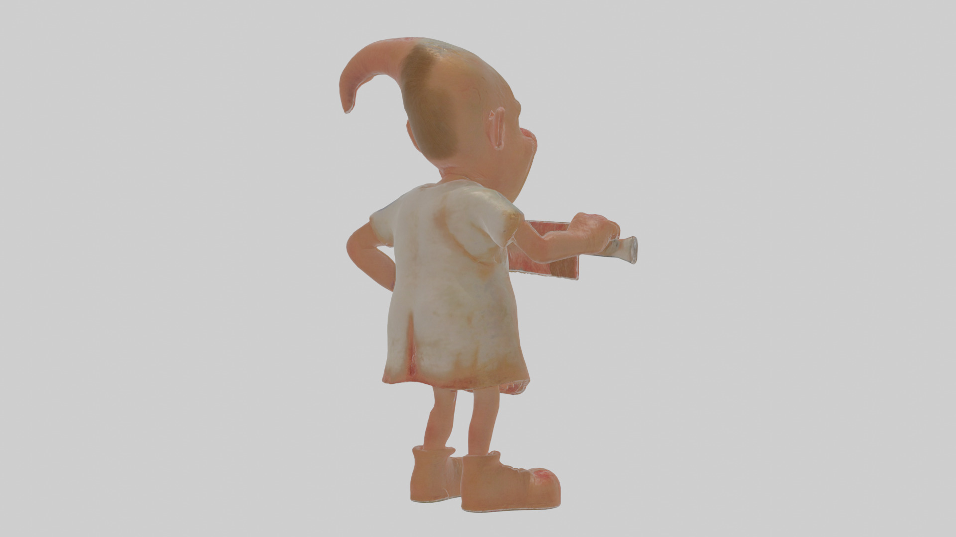 Cartoon Barnaby the Butcher of Bewitched Beasts Model Low-poly 3D model_2