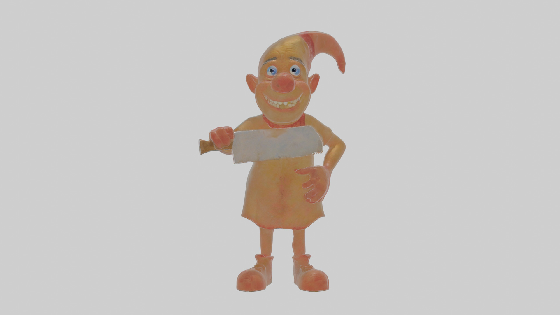 Cartoon Barnaby the Butcher of Bewitched Beasts Model Low-poly 3D model_14