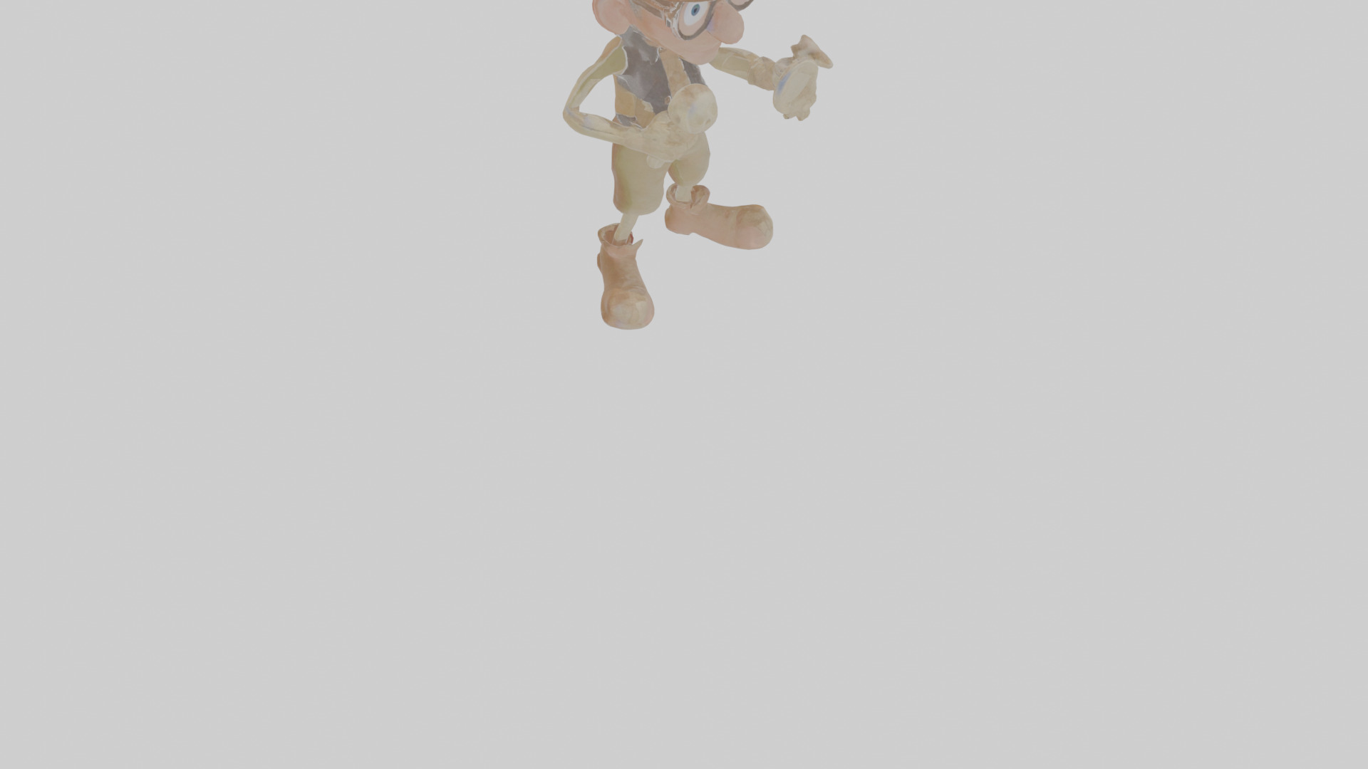 Cartoon Barnaby the Buyer of Bizarre Bones Model Low-poly 3D model_10