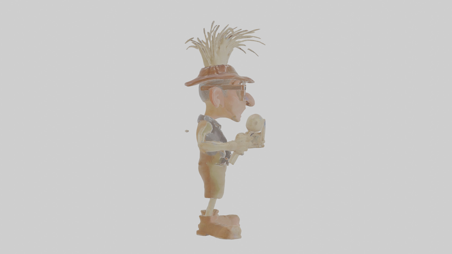 Cartoon Barnaby the Buyer of Bizarre Bones Model Low-poly 3D model_20