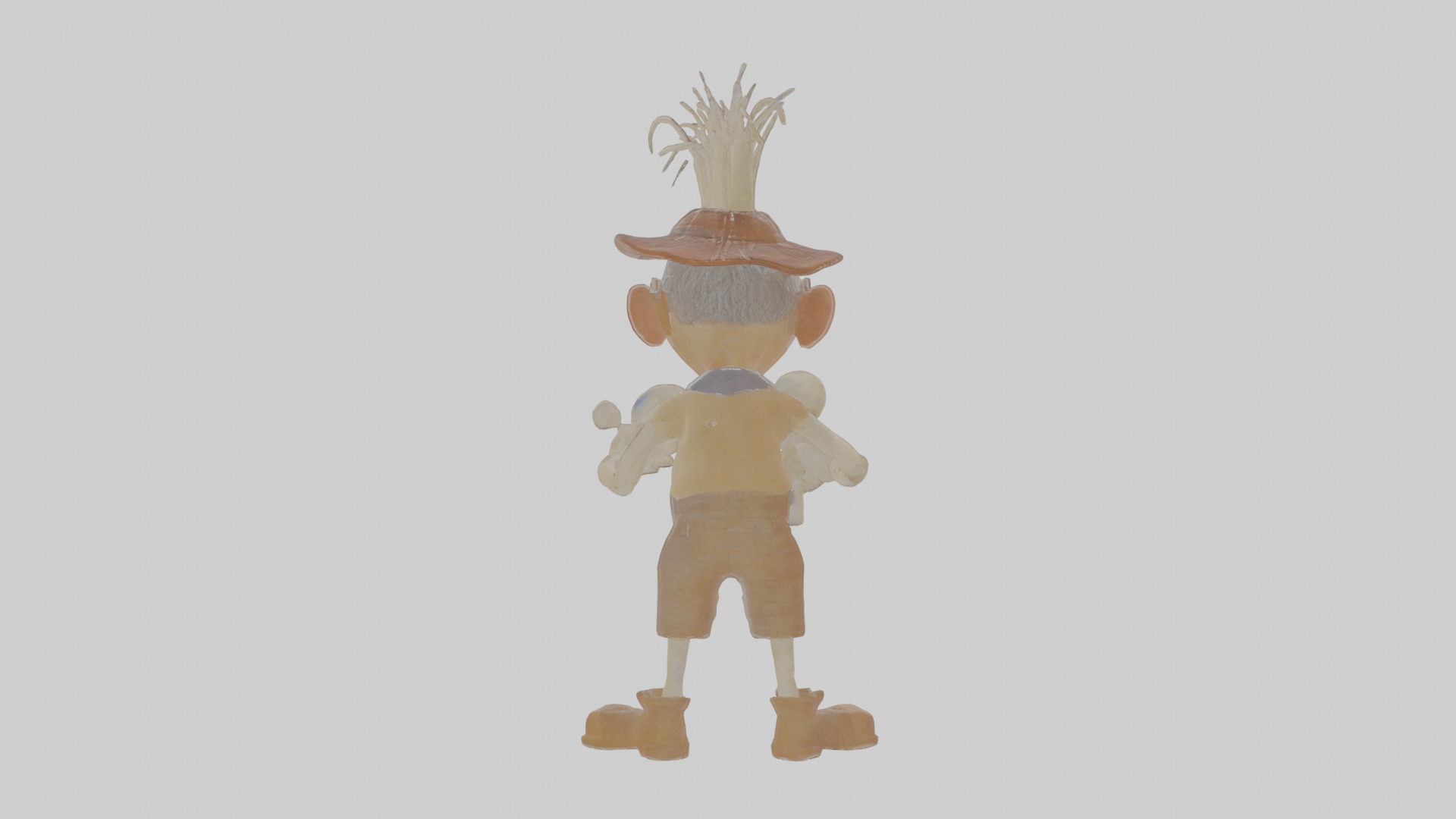Cartoon Barnaby the Buyer of Bizarre Bones Model Low-poly 3D model_1
