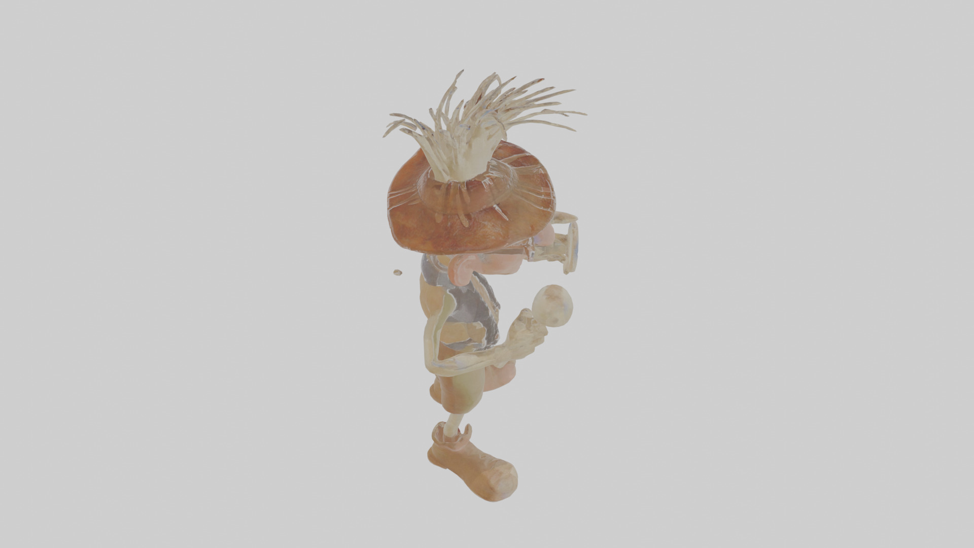 Cartoon Barnaby the Buyer of Bizarre Bones Model Low-poly 3D model_28