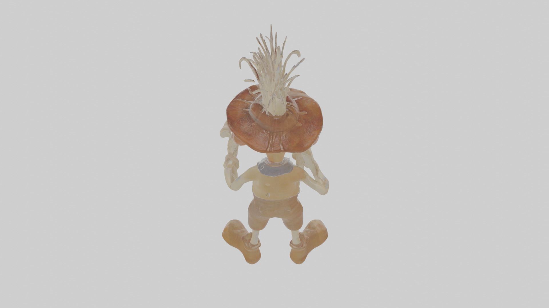Cartoon Barnaby the Buyer of Bizarre Bones Model Low-poly 3D model_22