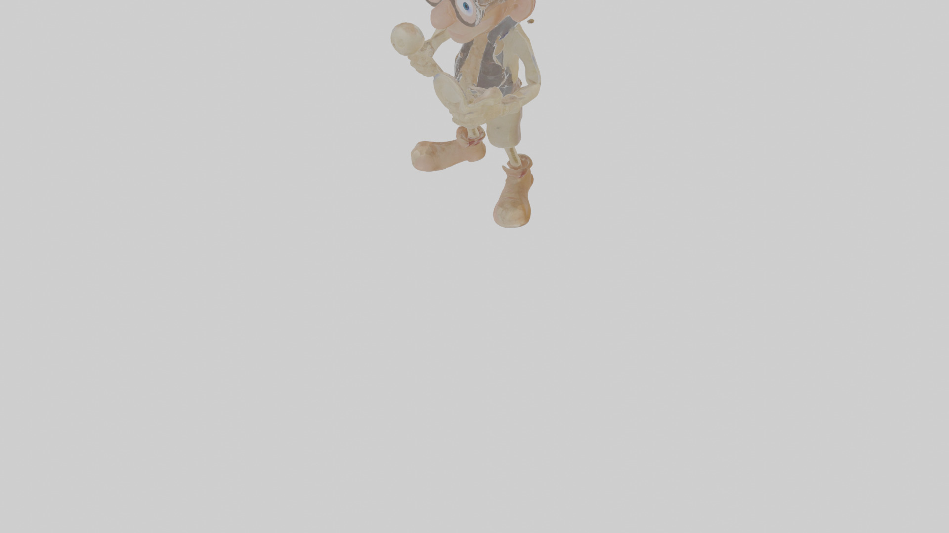 Cartoon Barnaby the Buyer of Bizarre Bones Model Low-poly 3D model_8