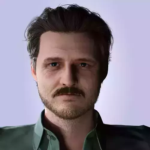 Pedro Pascal Character 3D Model