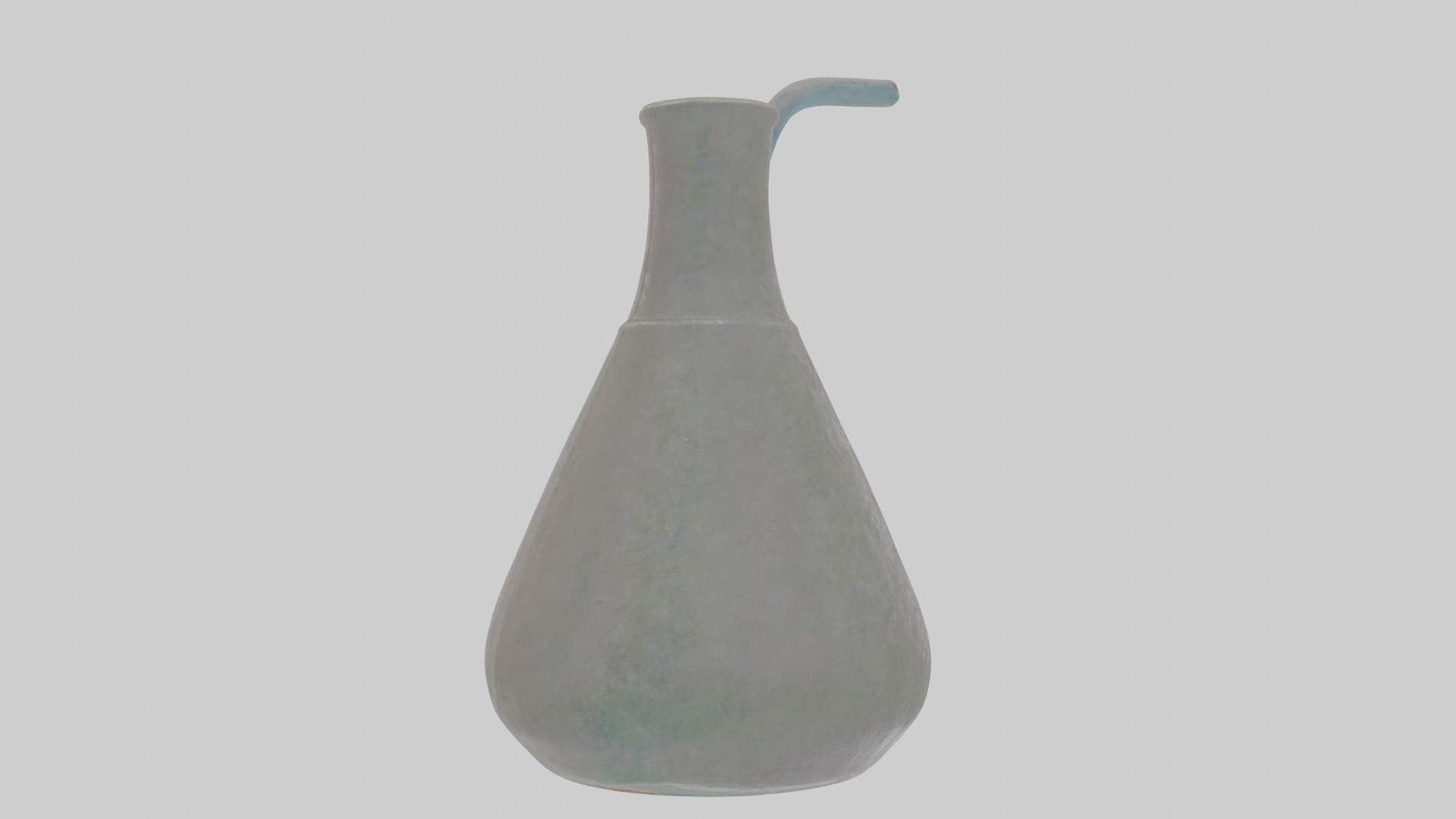 Cartoon Beaker Low-poly 3D model_2