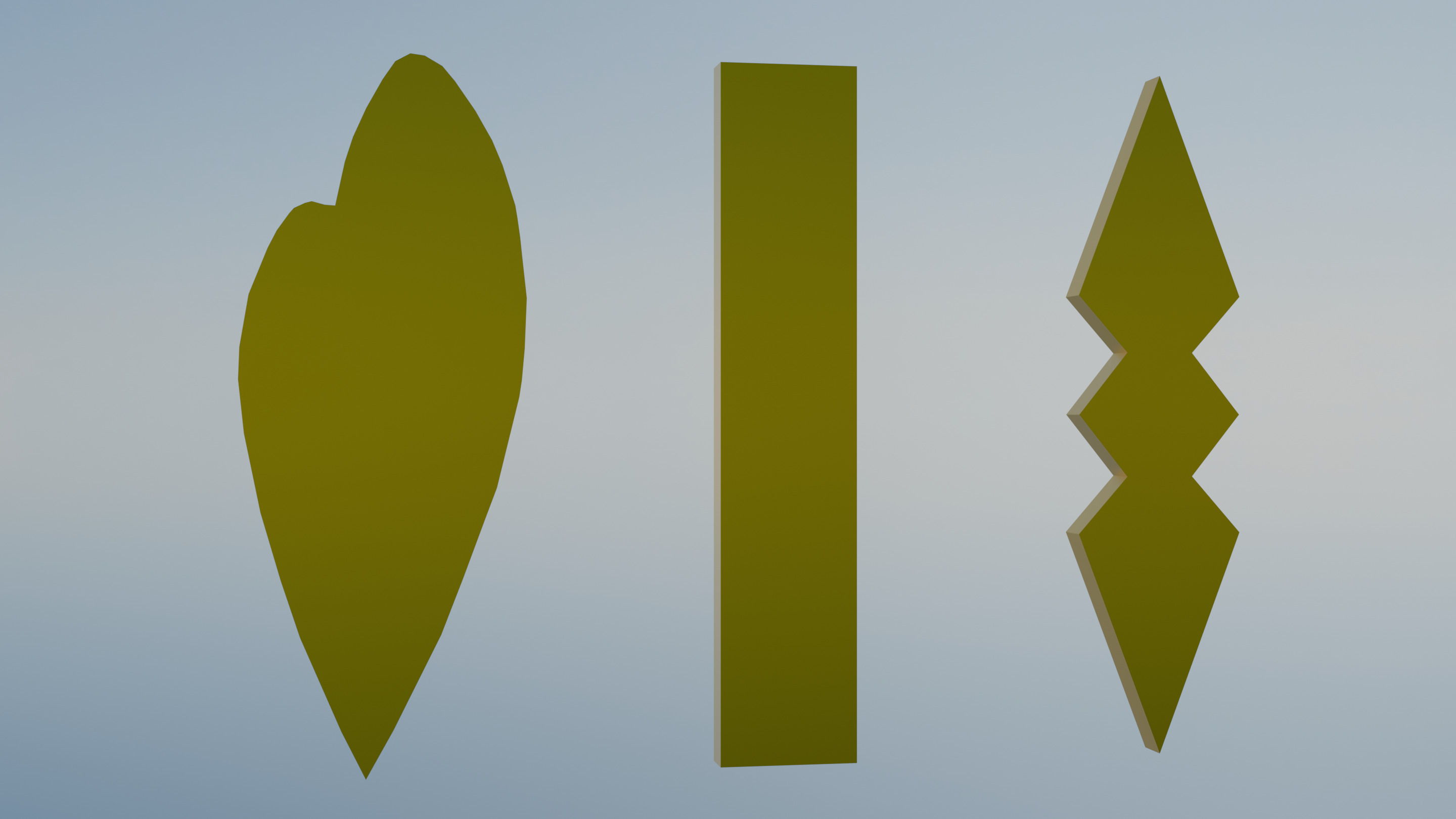 Pokemon Unova Gym Badges Low-poly 3D model_4