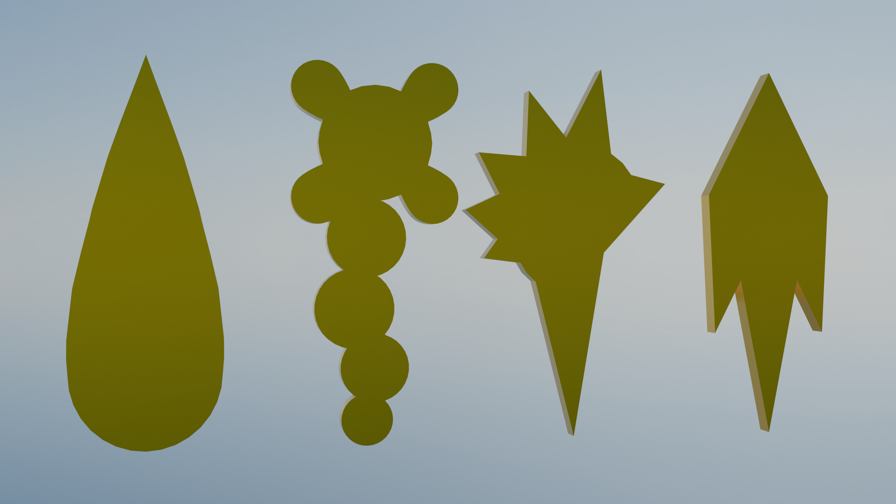 Pokemon Unova Gym Badges Low-poly 3D model_16